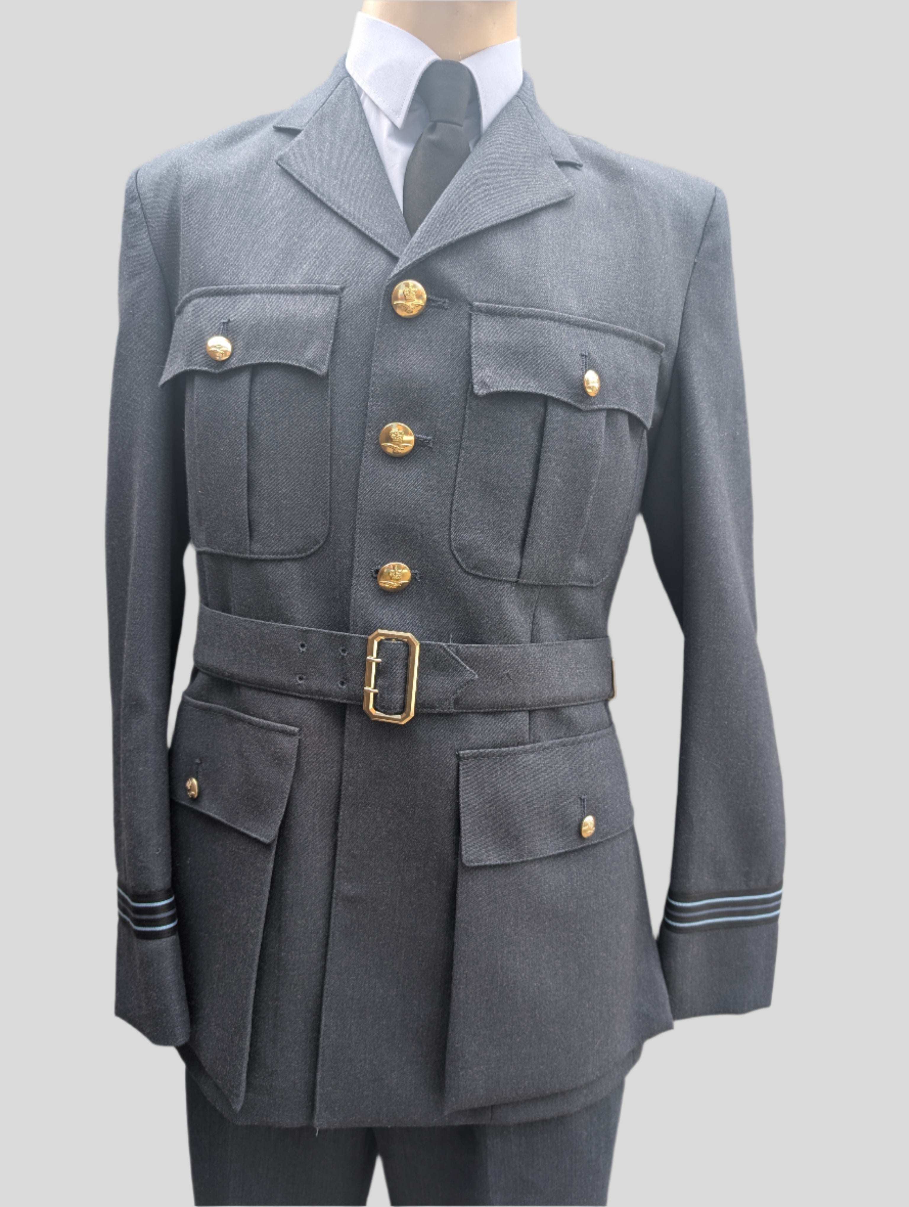 41" Chest Extra Tall RAF Officers No1 Dress Uniform Jacket & Trousers Flt Lt SD ( our ref G74 )