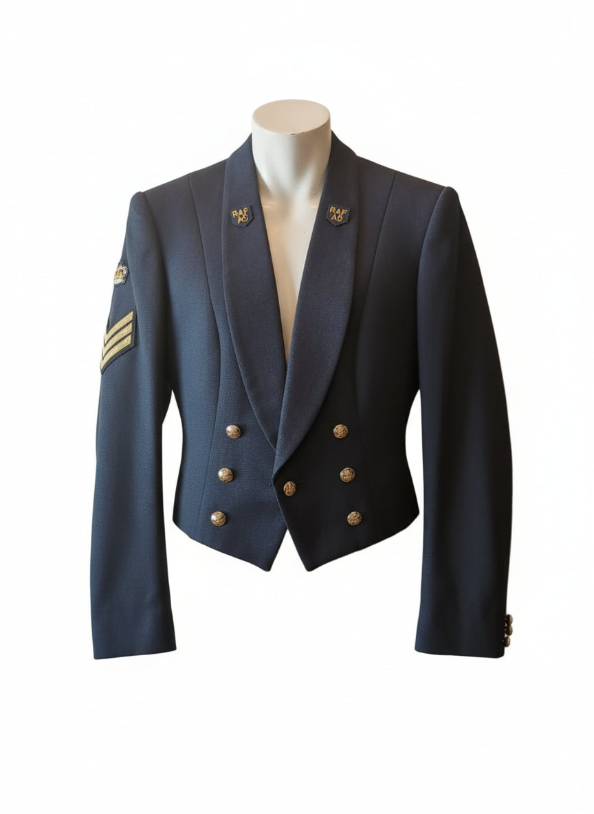 RAFAC Mess Dress Uniform Jacket Bullion Collar Badges Royal Air Force SD SDU No5 5A & No8 Service Dress Uniform