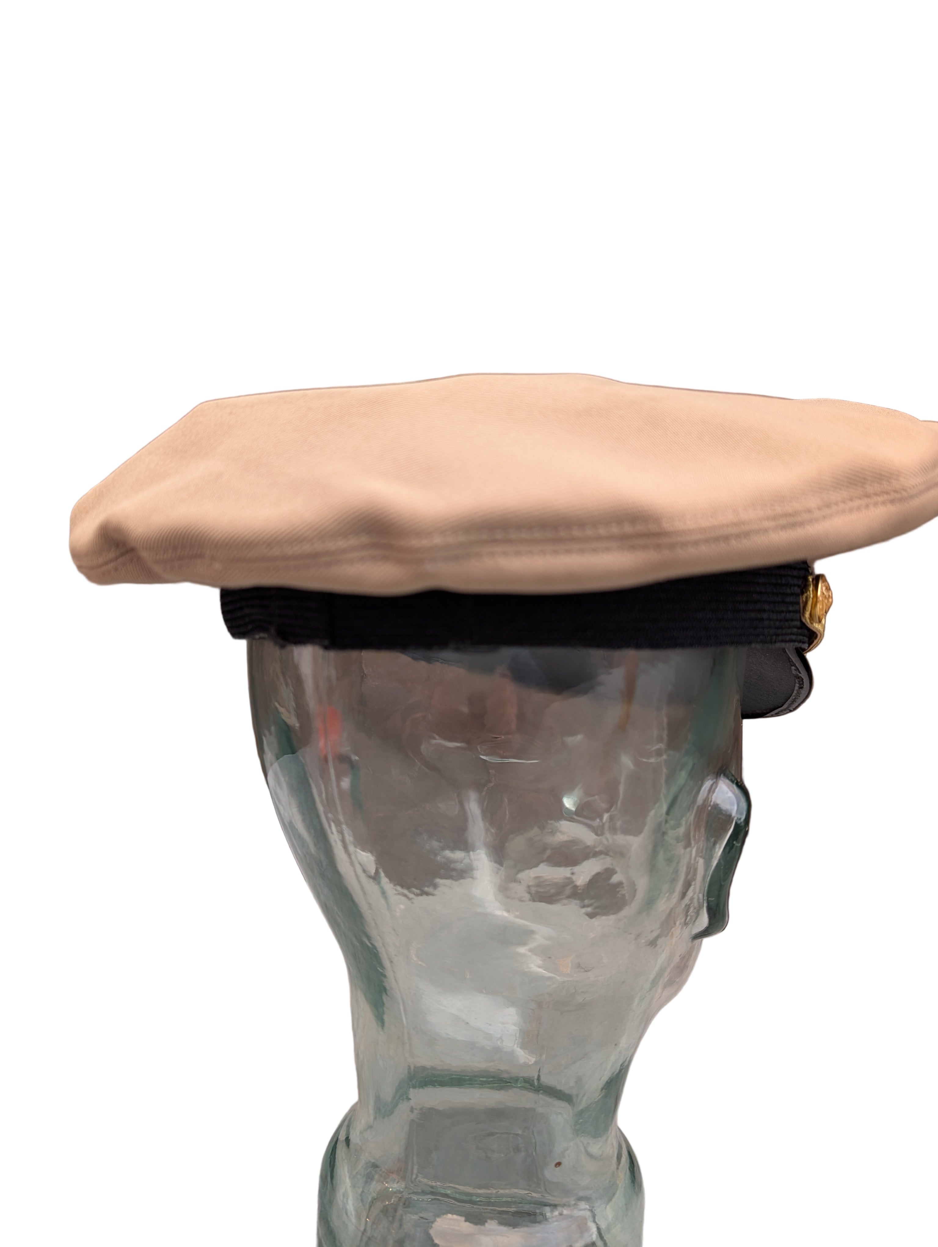 Genuine WW2 USS Duxbury Bay (AVP38) U.S.S Officers Peaked Cap ( Small Size )