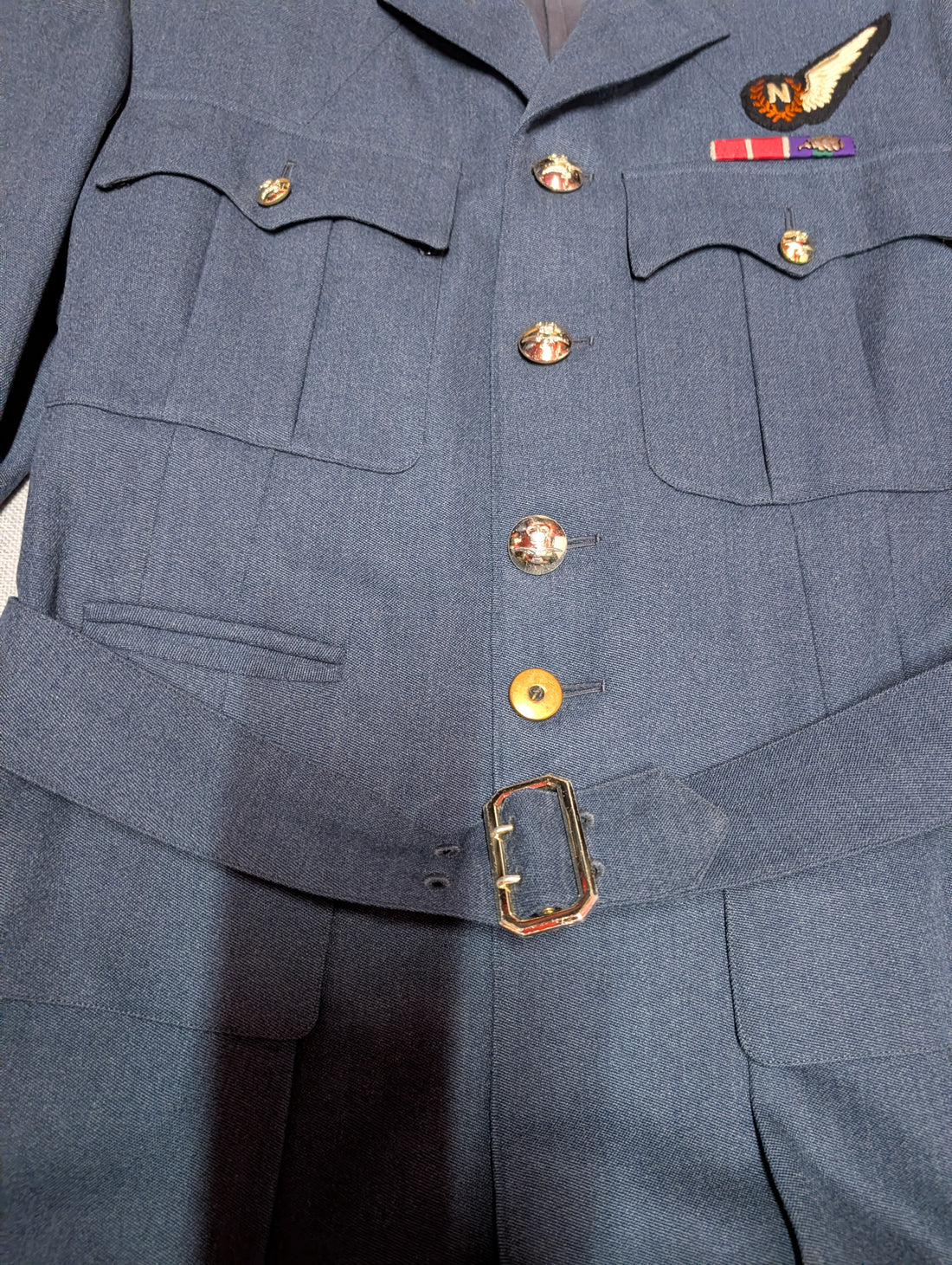 40"Reg OBE MiD Air Commodore RAF Officers No1 Service Dress Uniform Jacket Cold War Era ( our ref W378)