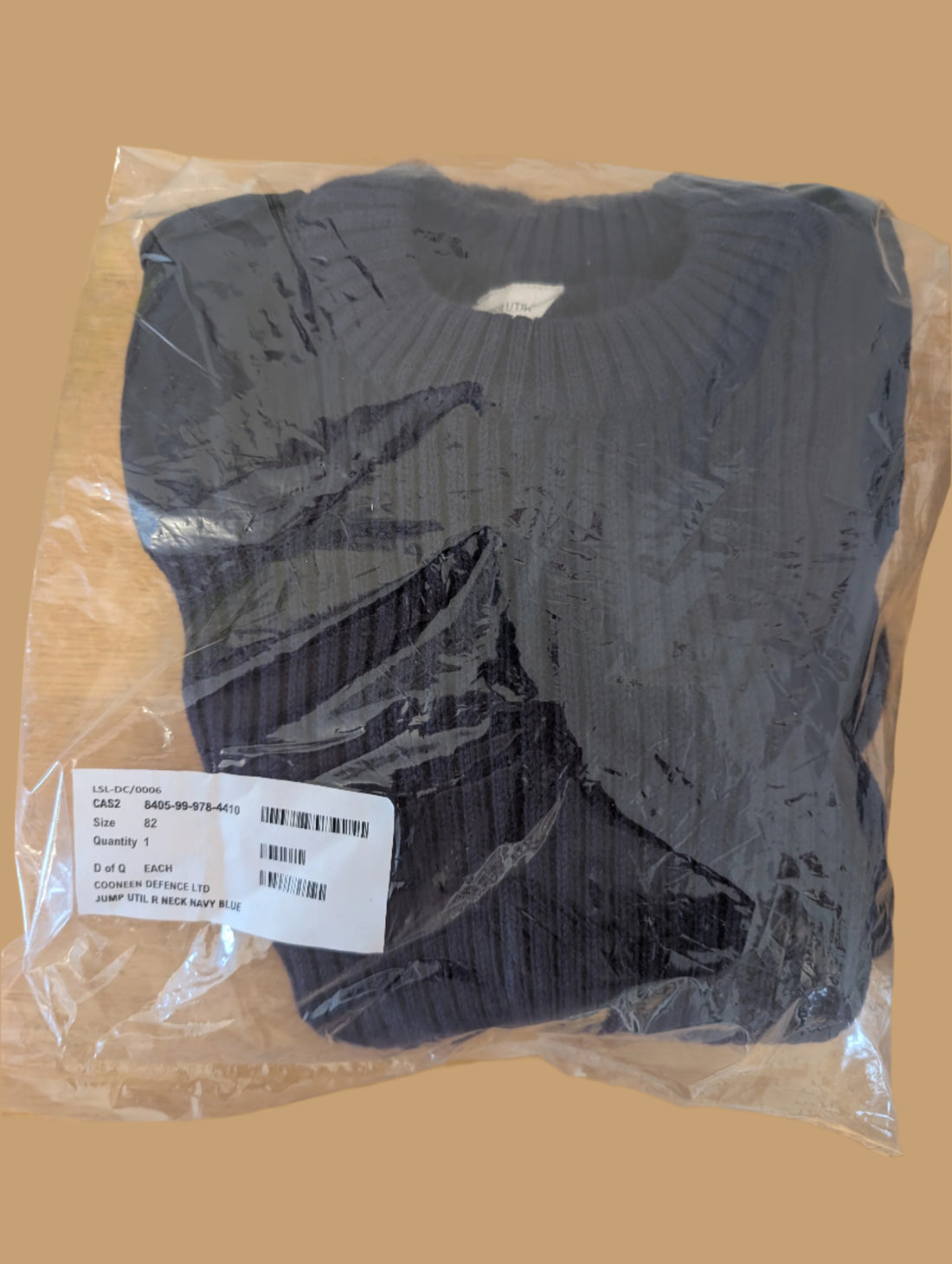 NEW Genuine Royal Navy New Wool Blue Crew Neck Jumper Small Sizes