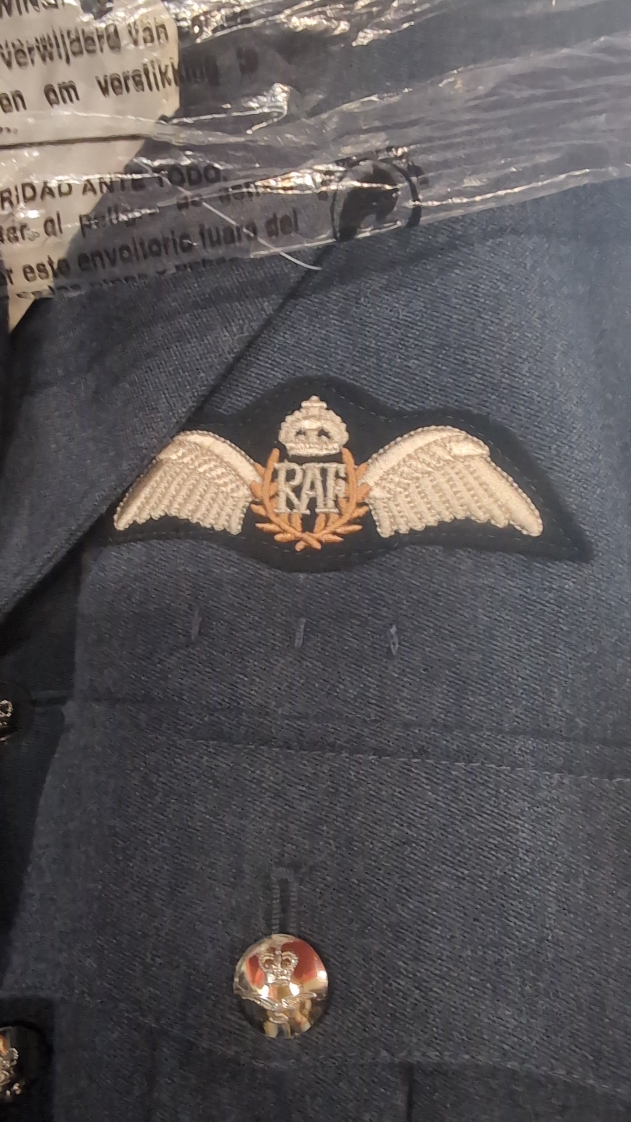 RAF Officers No1 Uniform Jacket Trousers & Shirt  Squadron Leader 40" Chest hat seb