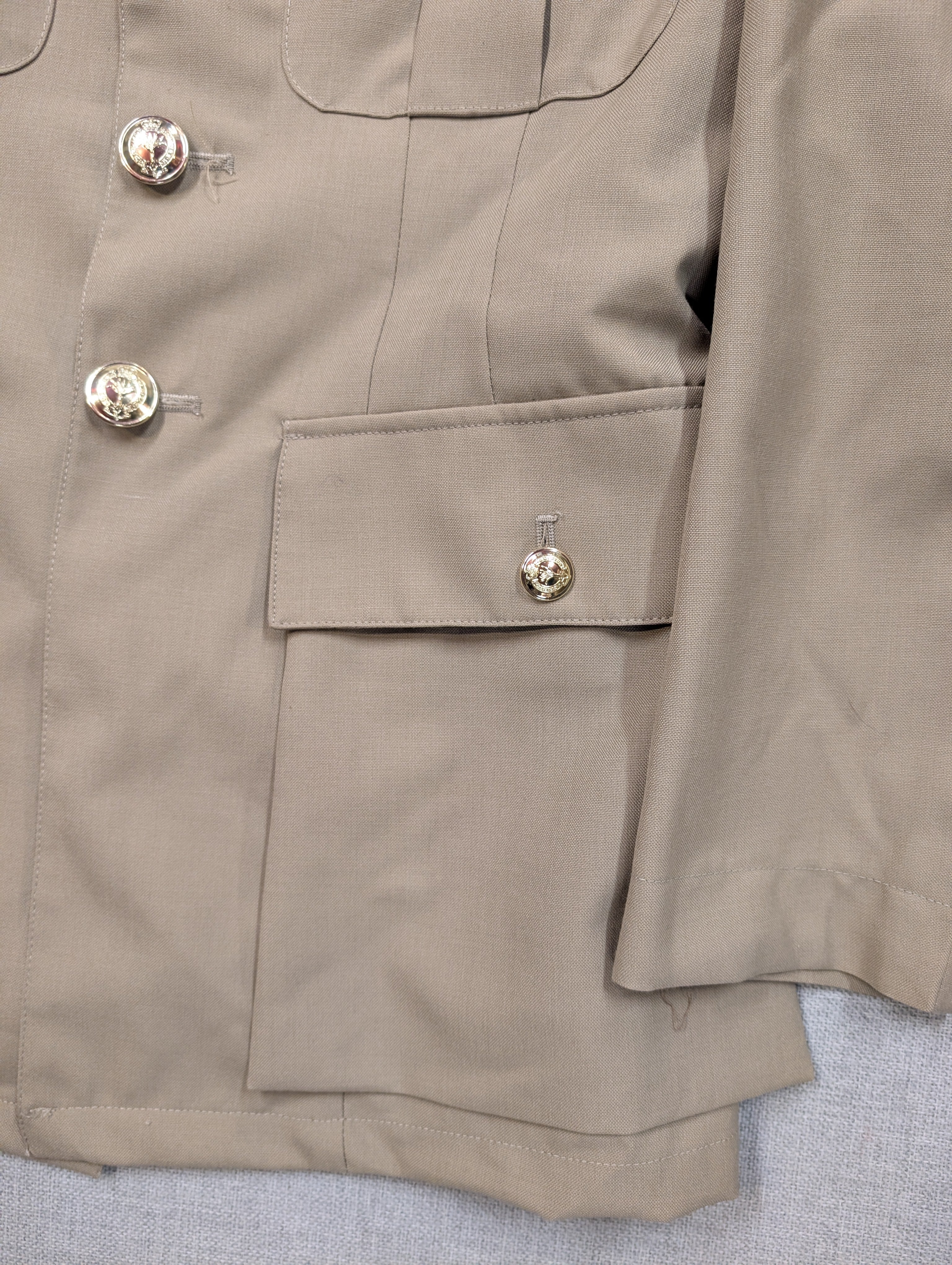 Welsh Guards Army Officers No.4 Dress Uniform Jacket Warm Weather Bush Tropical Stone
