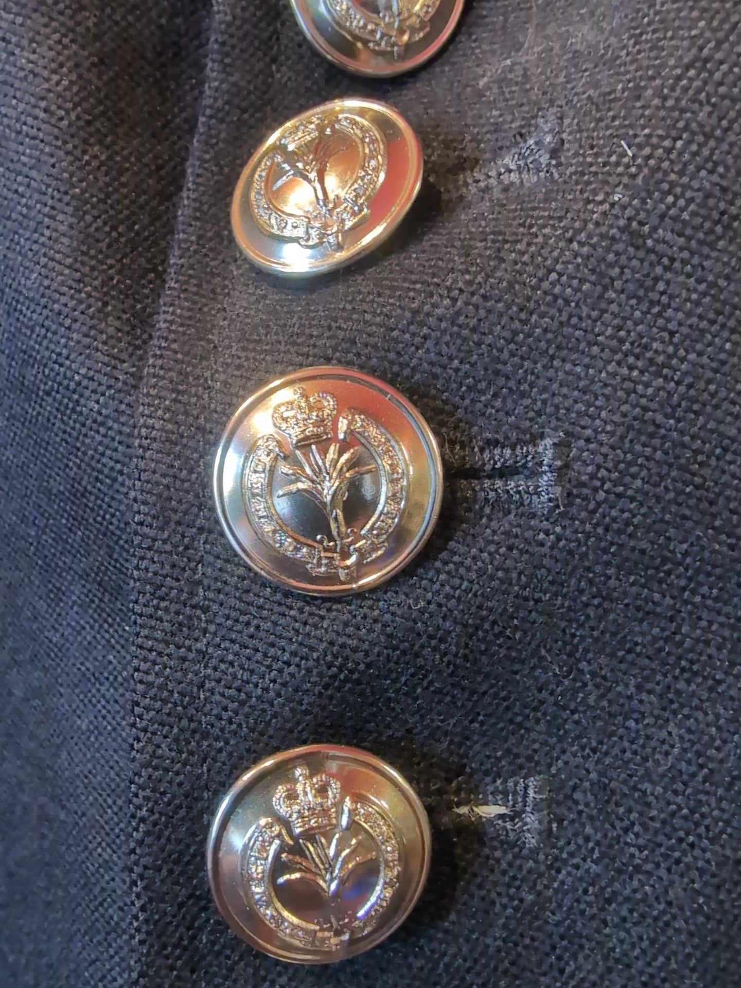 45"Chest 6ft 3" Tall Welsh Guards Company Sergeant Majors No.1 Uniform Jacket Blues Tunic ( Our Ref G19)
