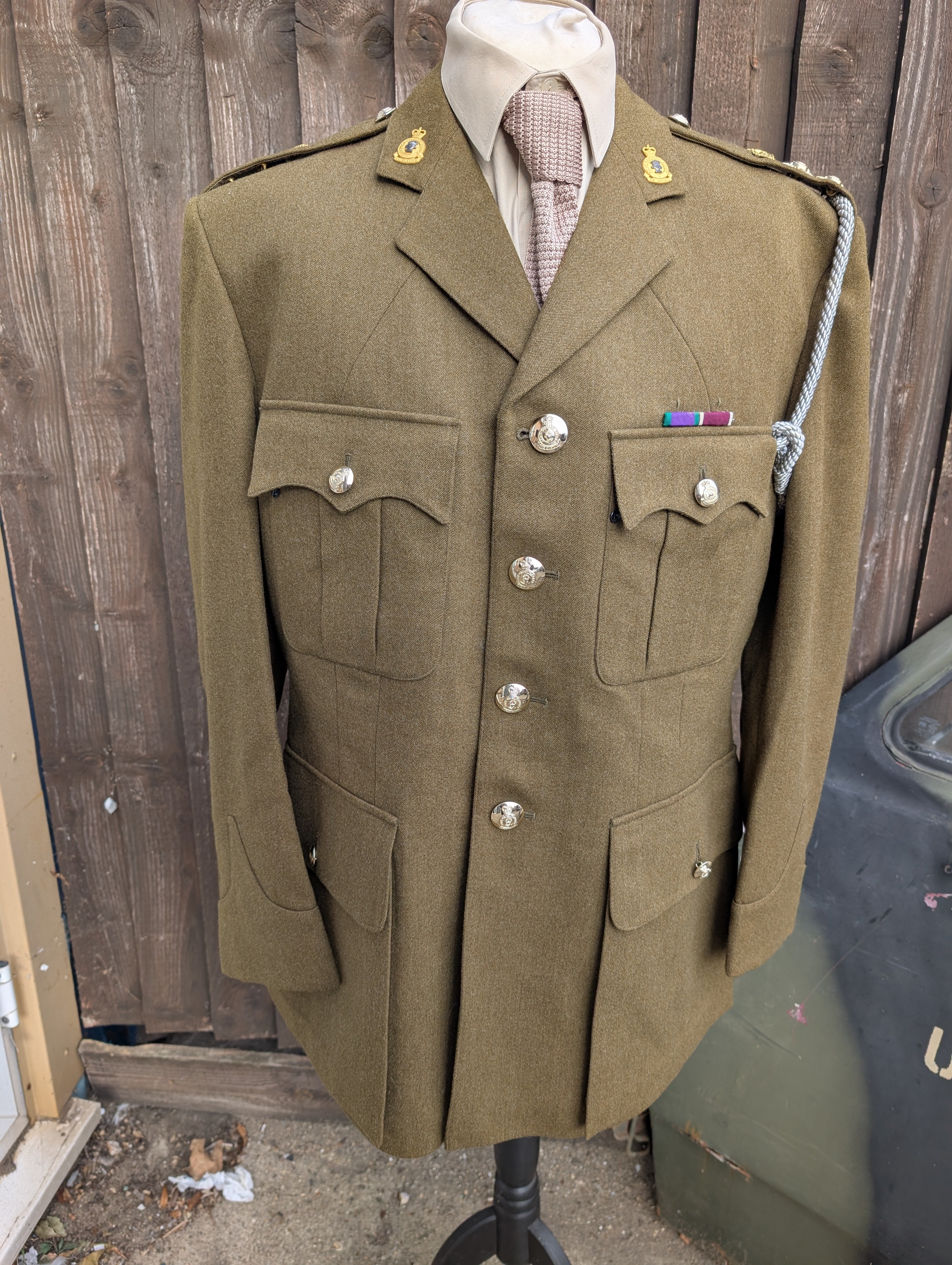 48"R Royal Army Catering Corps Officers No2 Service Dress Uniform Jacket ( our ref Grn 91)
