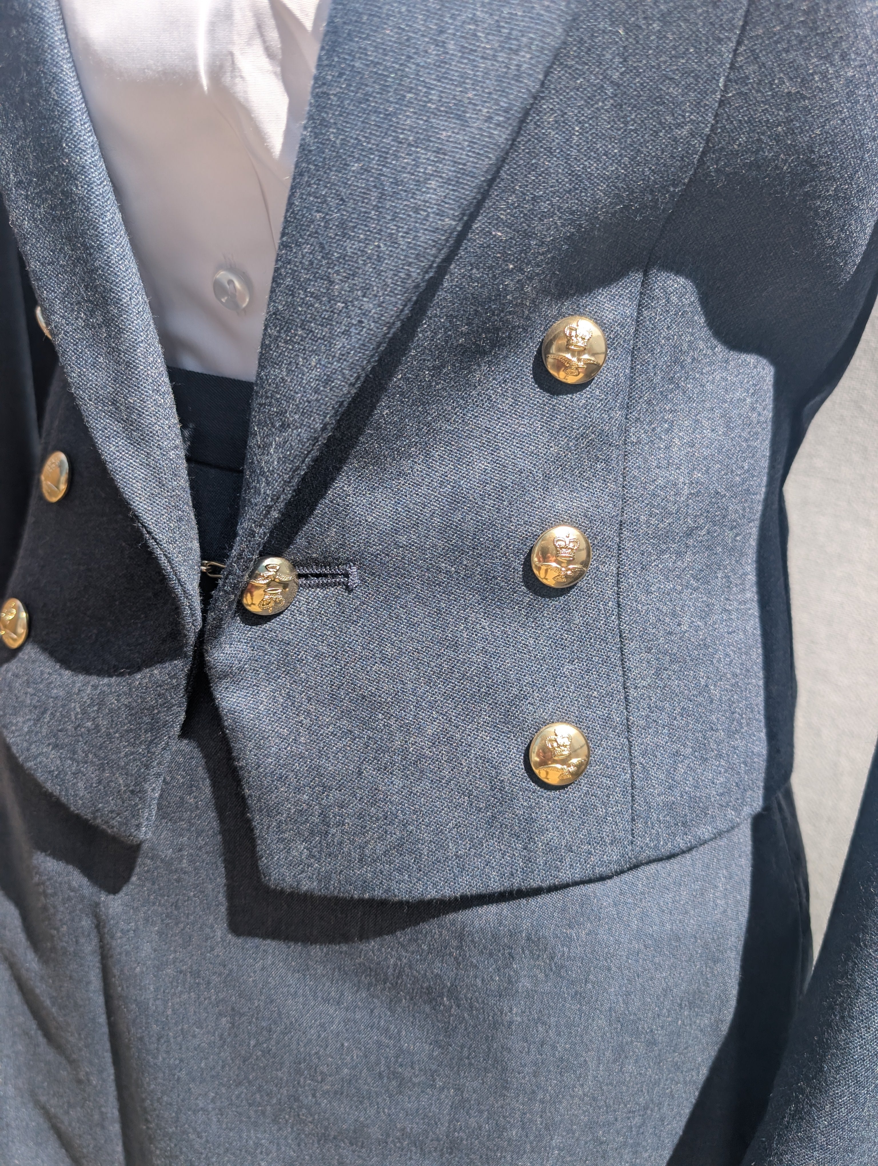 Woman's Size UK 12 36" Chest No5 Mess Dress Uniform Jacket RAF NCO CCF RAFAC WRAF ( our ref G79)