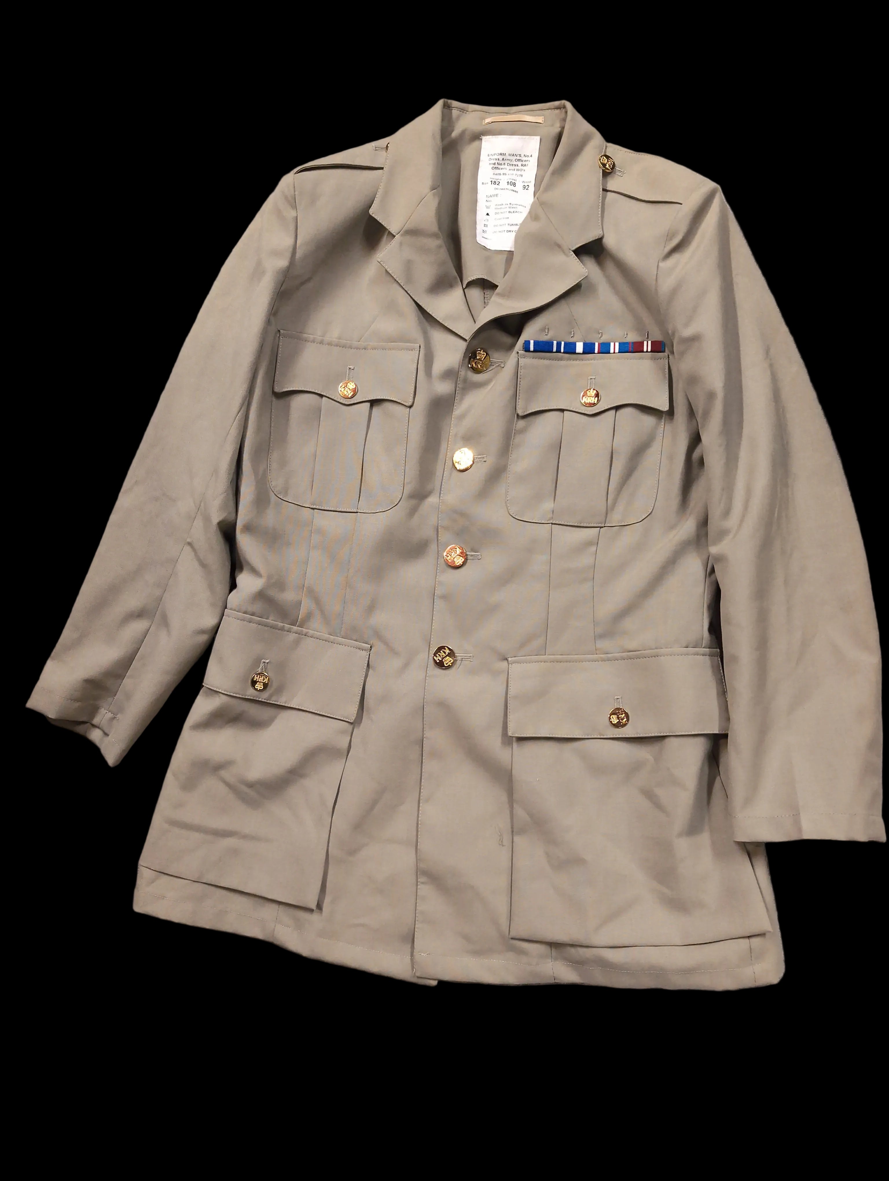 KRH Army Officers No.4 Dress Uniform Jacket 182/108/92)  our ref G208)