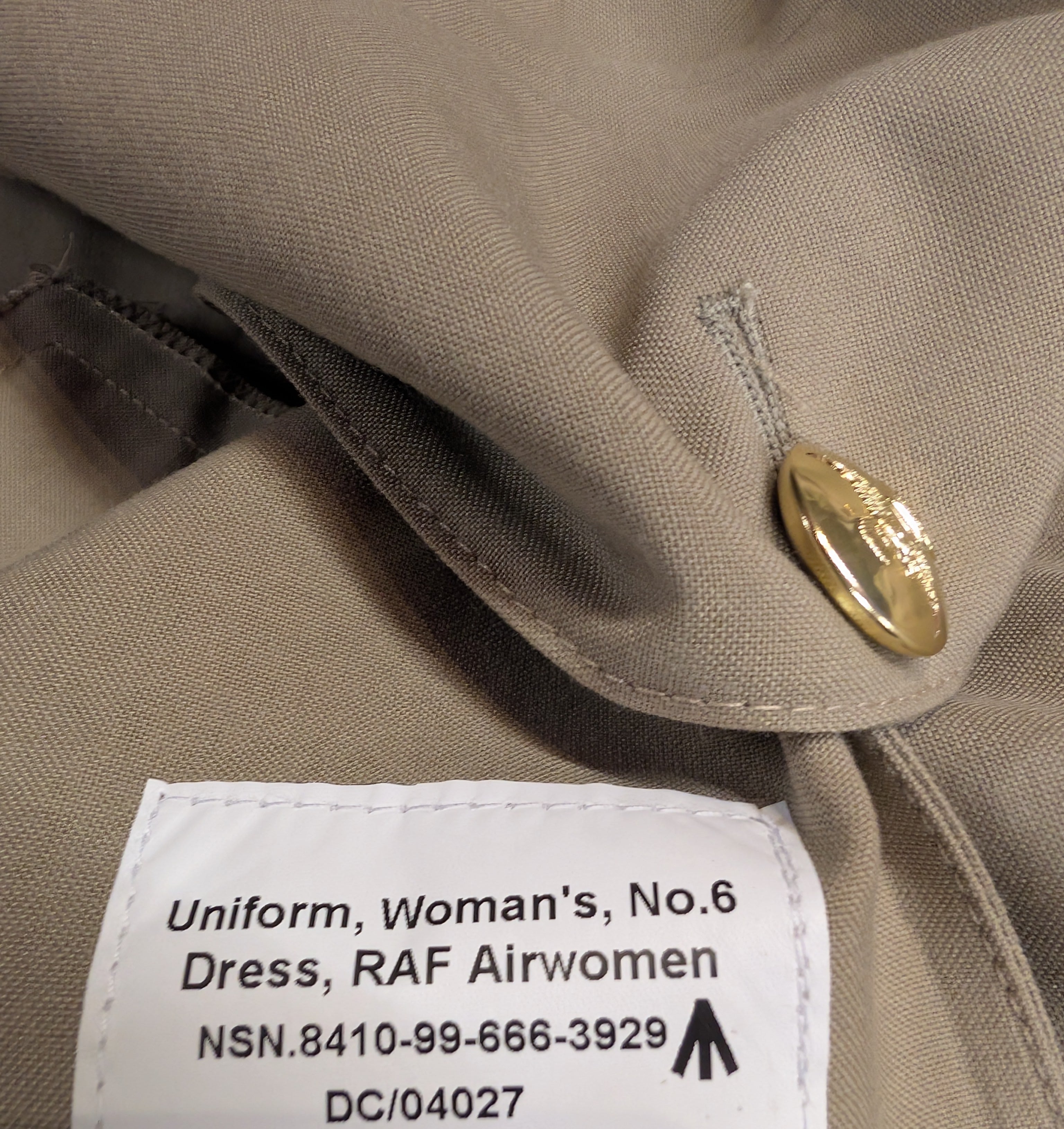 Women's RAF No.6 Airwomen Service Dress Uniform Jacket