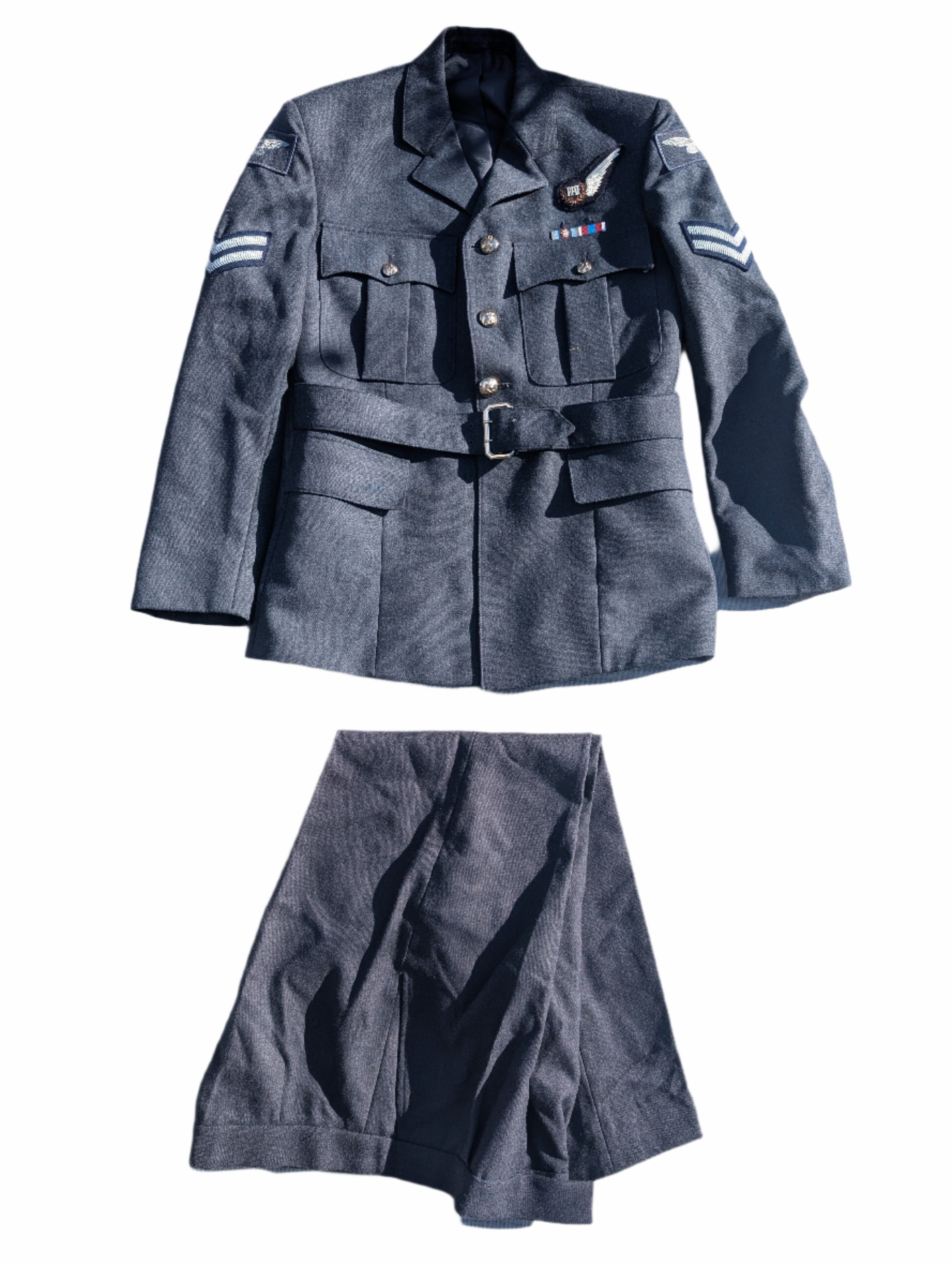 42"Chest 34"Waist RAF No1 Service Dress Uniform Cpl SD  Jacket & Trousers ( our ref y353)