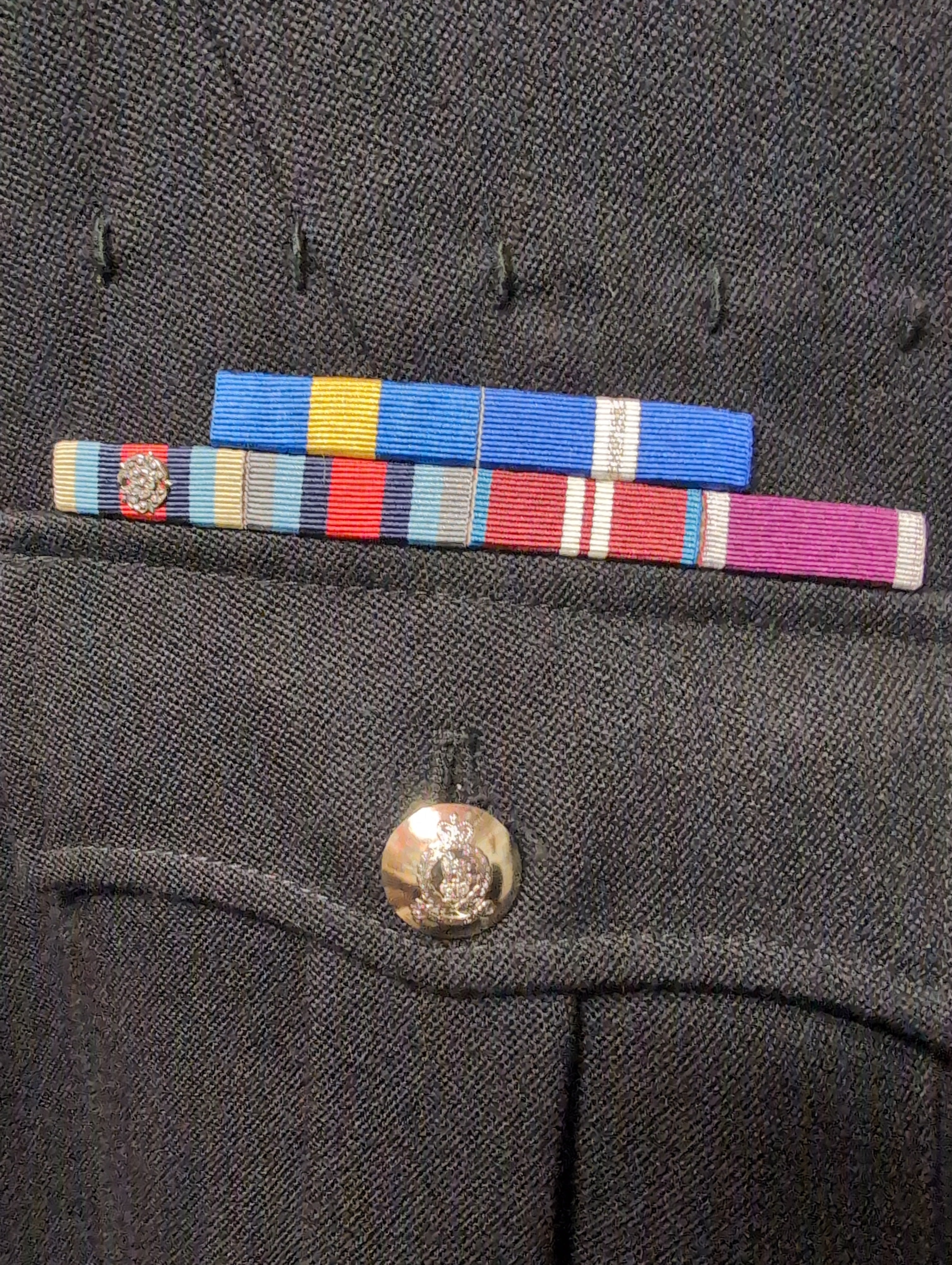 41" Short AGC No1 Service Dress Uniform Jacket Blues Tunic The Adjutant General's Corp ( our ref G138 )