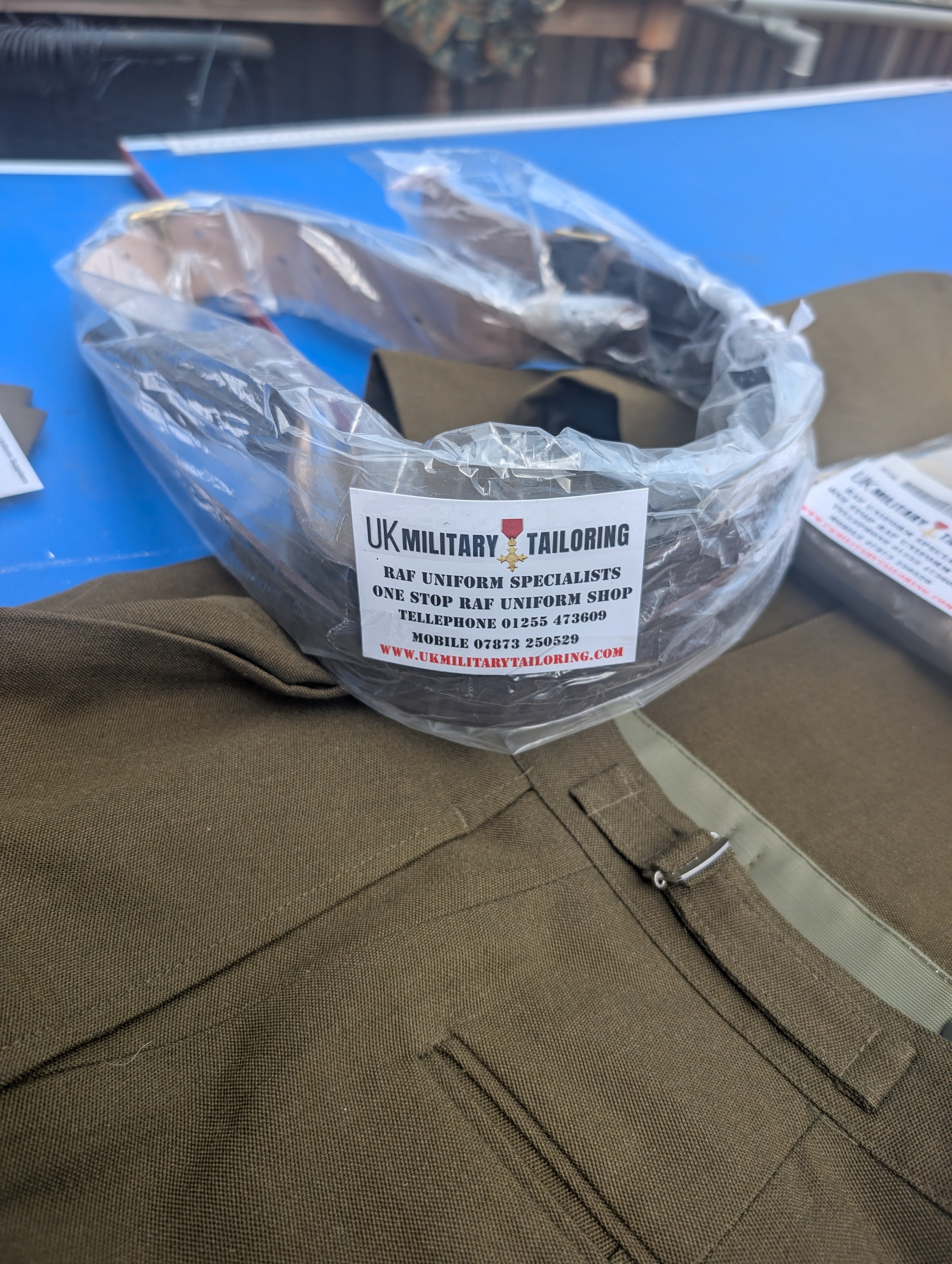 Green hero  no2 uniform trousers jacket sam browne belt trousers hat  cap shirt  tie lanyard
