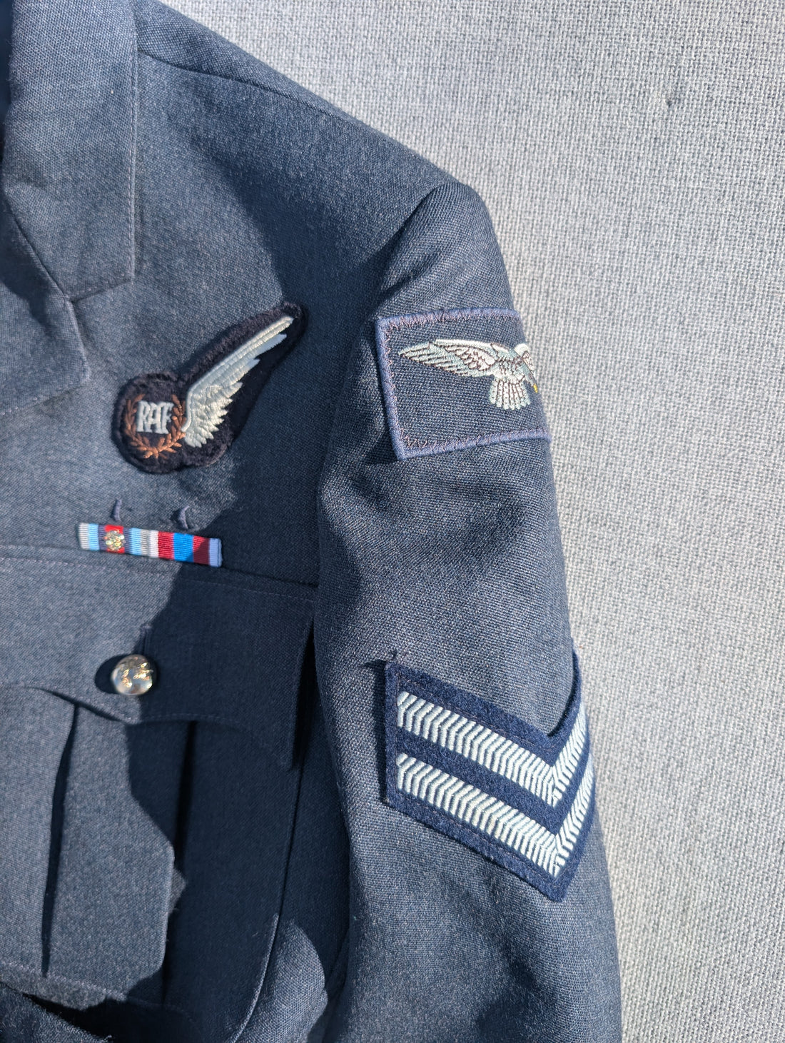 42"Chest 34"Waist RAF No1 Service Dress Uniform Cpl SD  Jacket & Trousers ( our ref y353)
