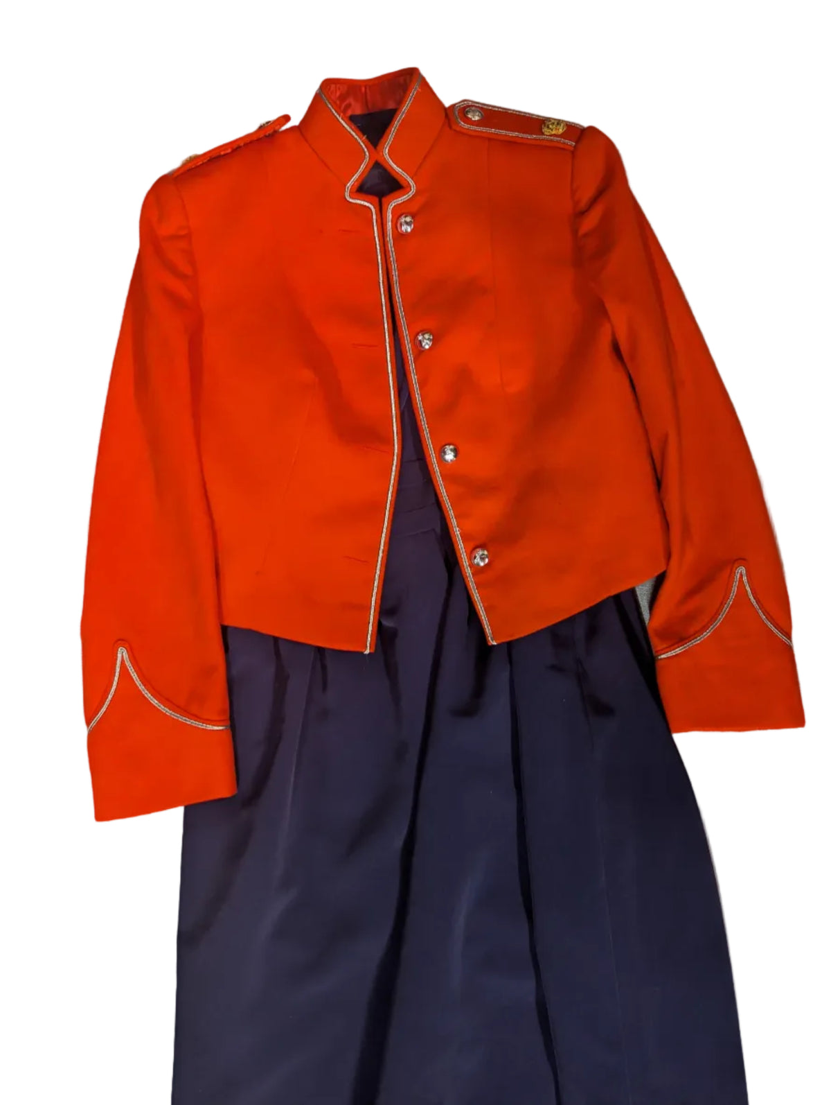 QARANC Officers No10 Mess Dress Uniform Jacket & Maxi-dress, Queen Alexandra's Royal Army Nursing Service. RAMS