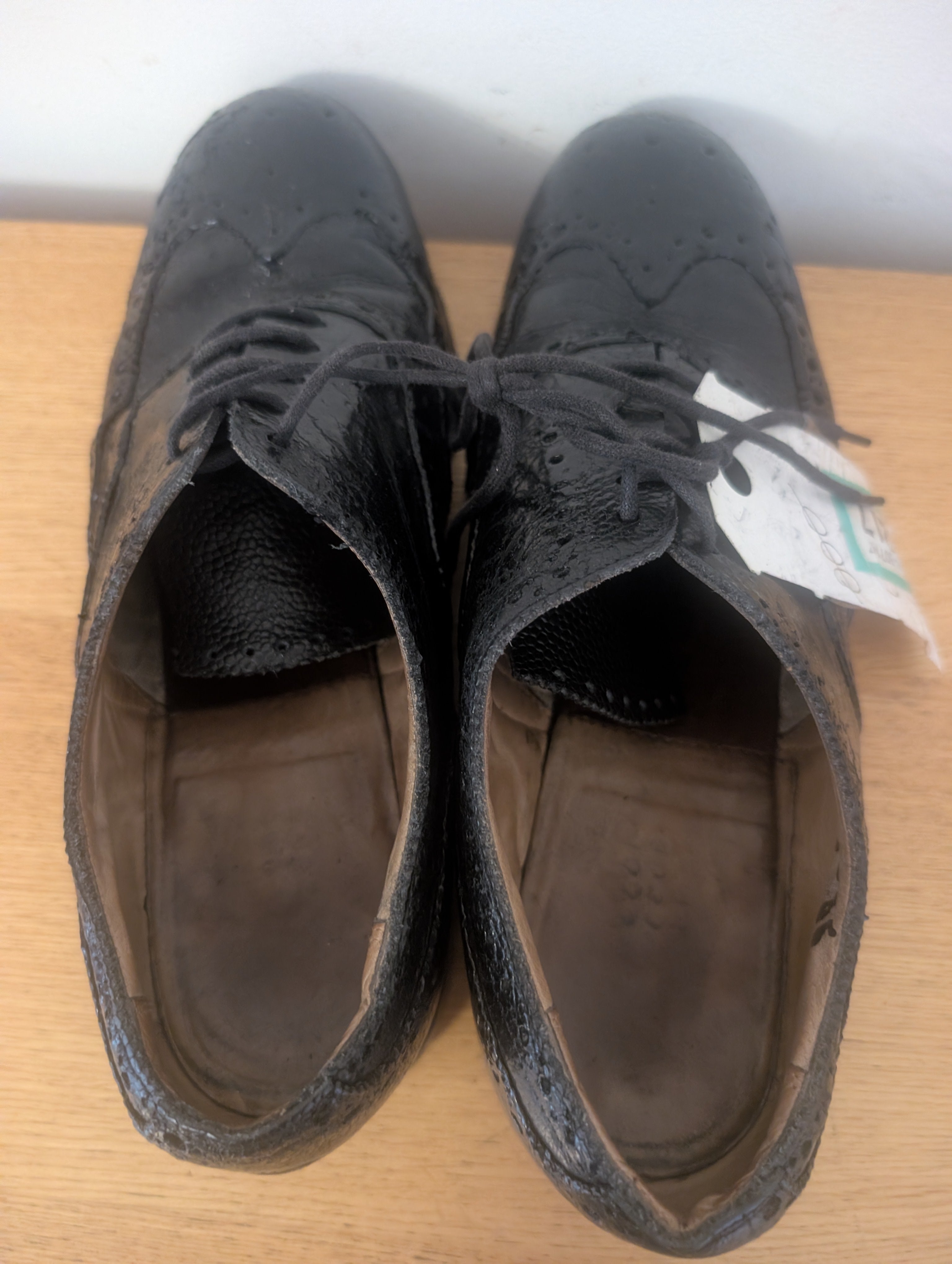 British Brogues Highland & Pipers Service Dress Shoes Brogues size 9