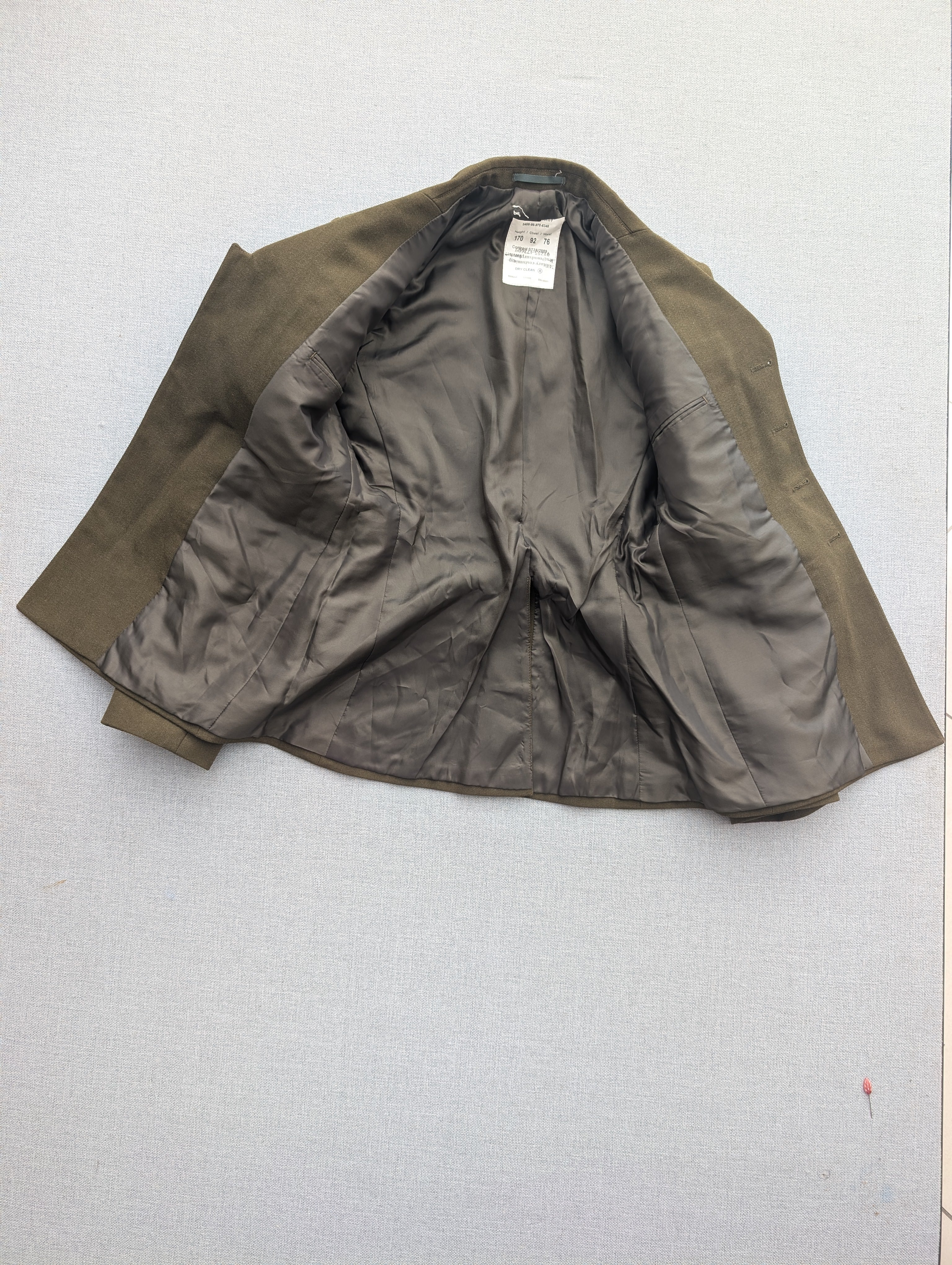 1980's British army khaki  green jacket tunic pathfinders MG  Evangelist Avangelist