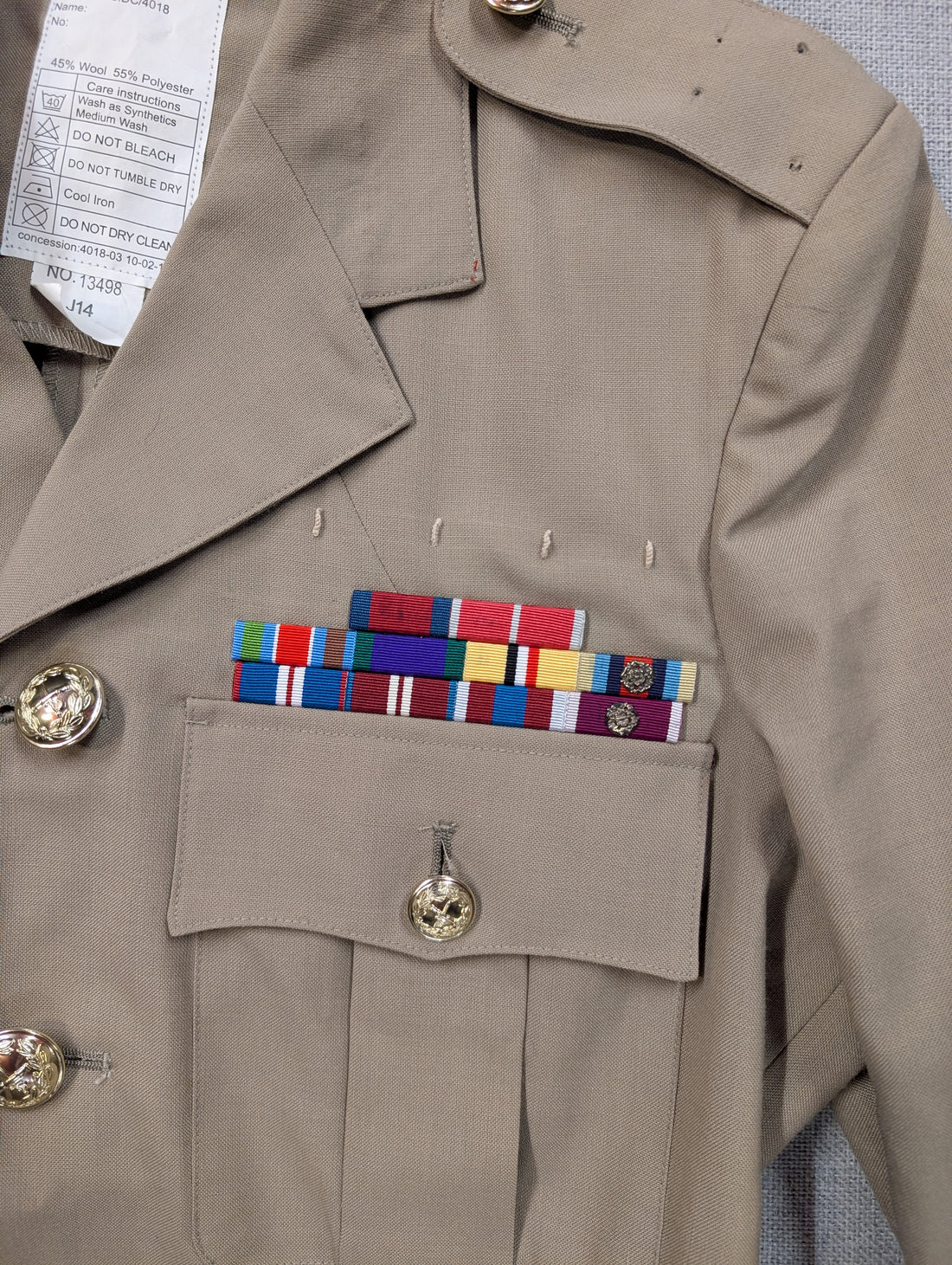 DSO OBE General Army Officers No.4 Dress Uniform Jacket 182/104/88)  our ref G205)