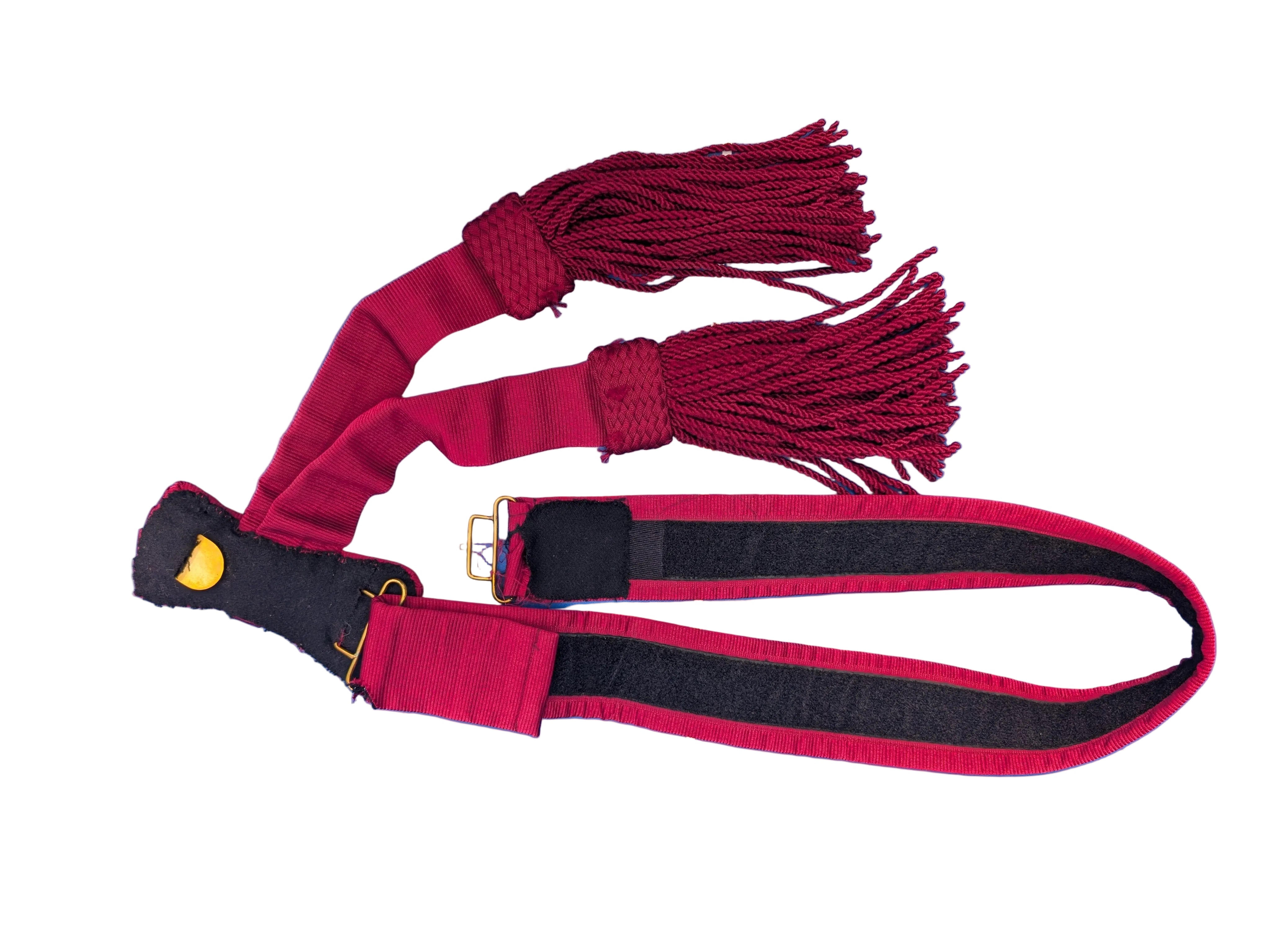 British Army Foot Guards Undress Waist Sash Crimson