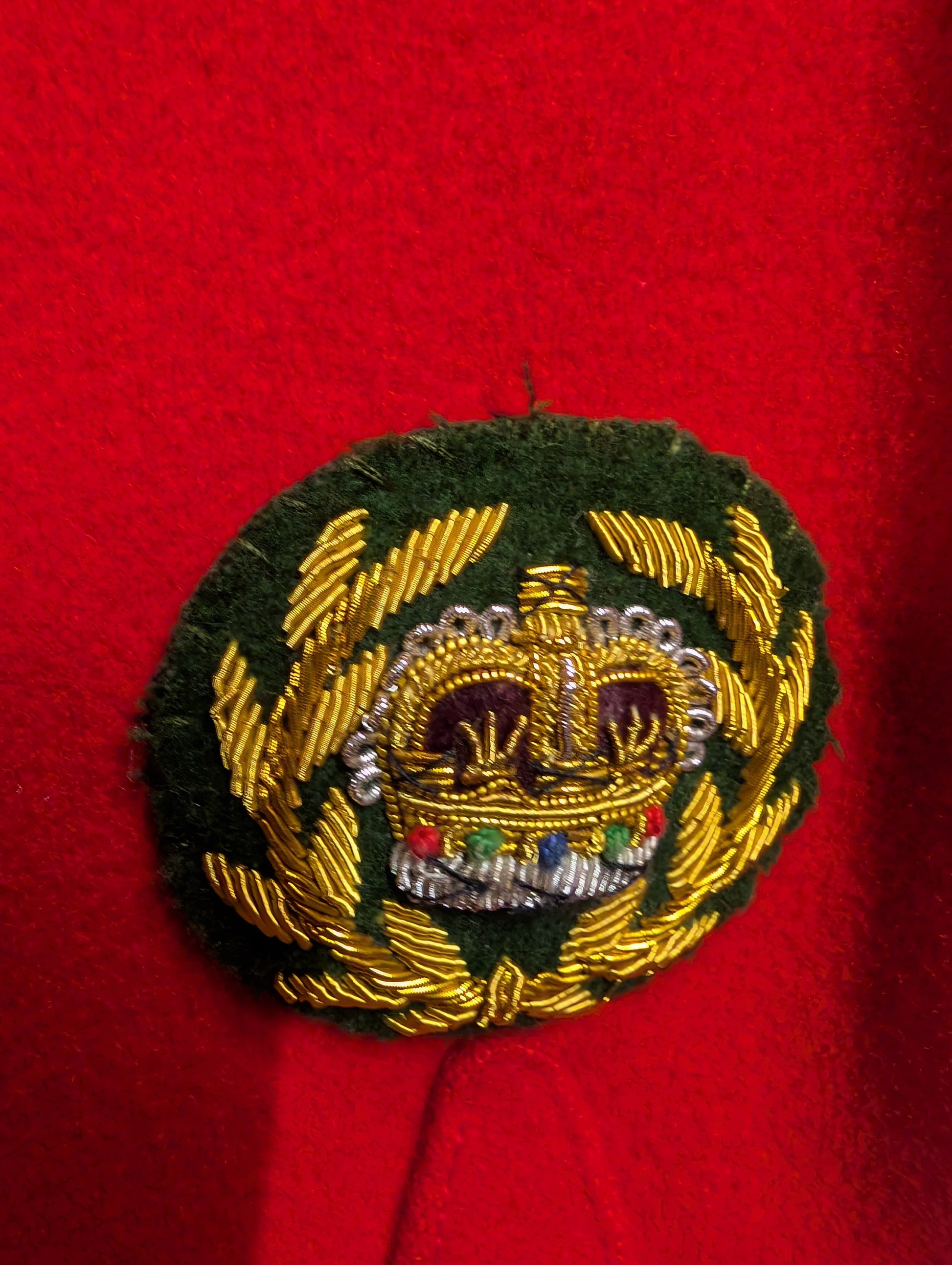 Yorkshire Regiment Mess Dress Jacket WO Warrant Officer Badge