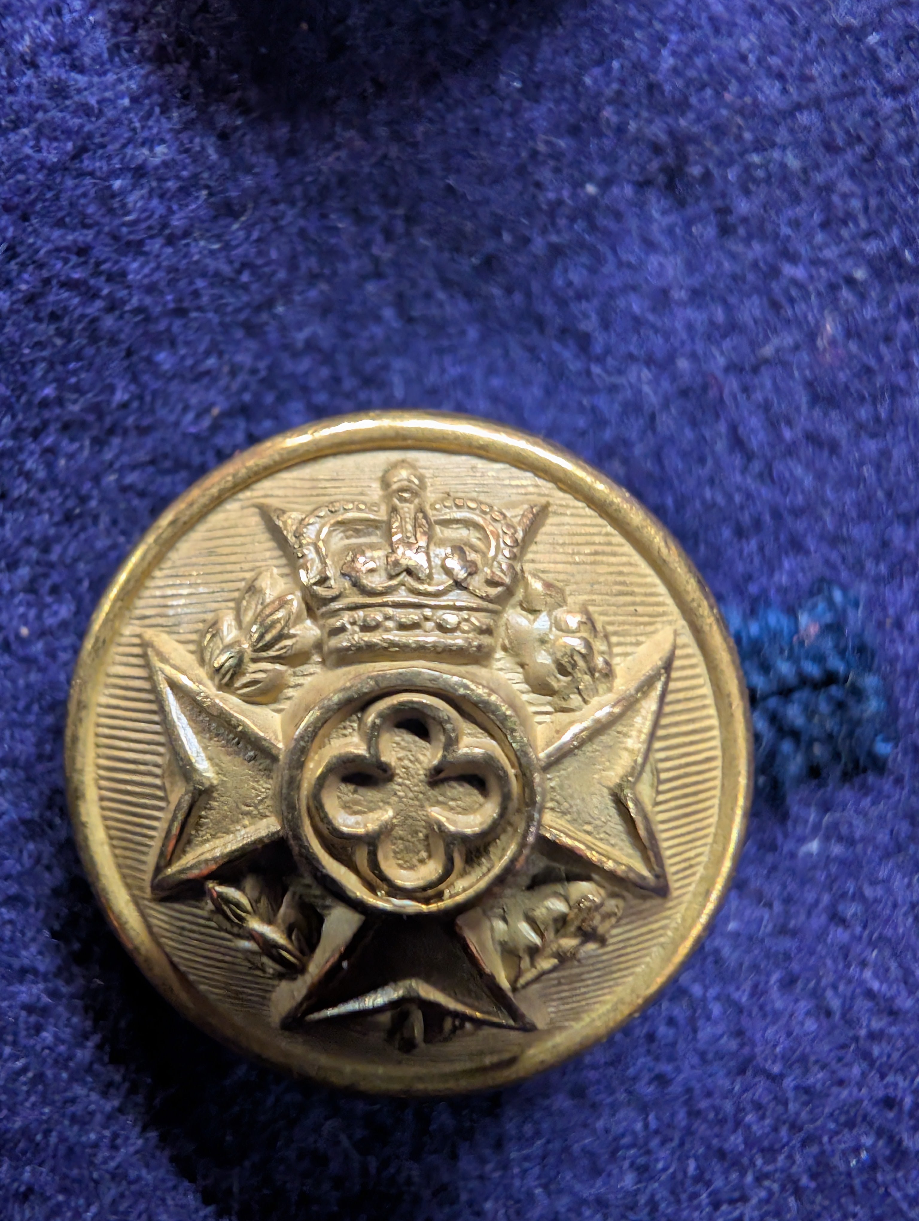 British Royal Army Chaplains Mess Dress Jacket Padre button ( RAChD )