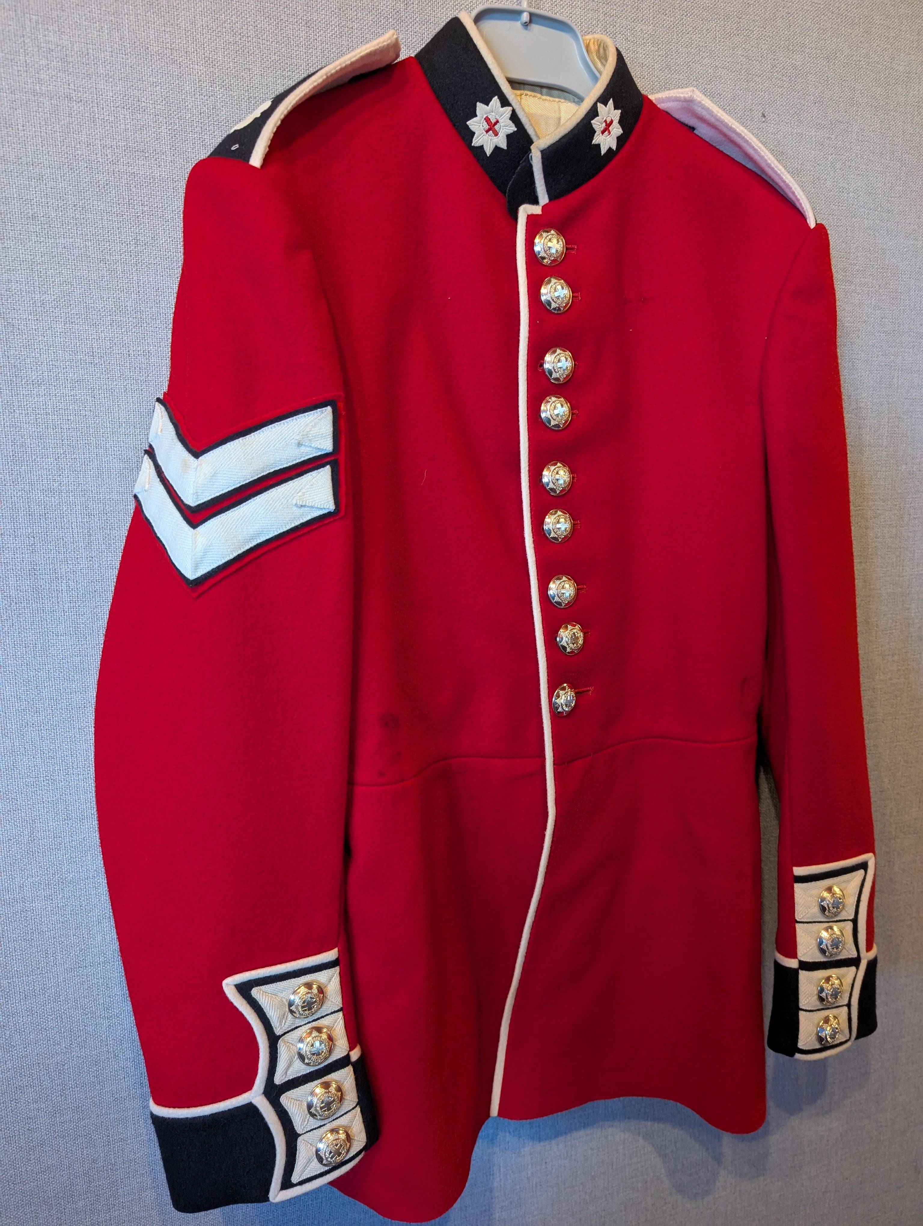 37" Chest Regular Coldstream Guards Red Tunic Footguards Gdsm Jacket 9 our ref G82)