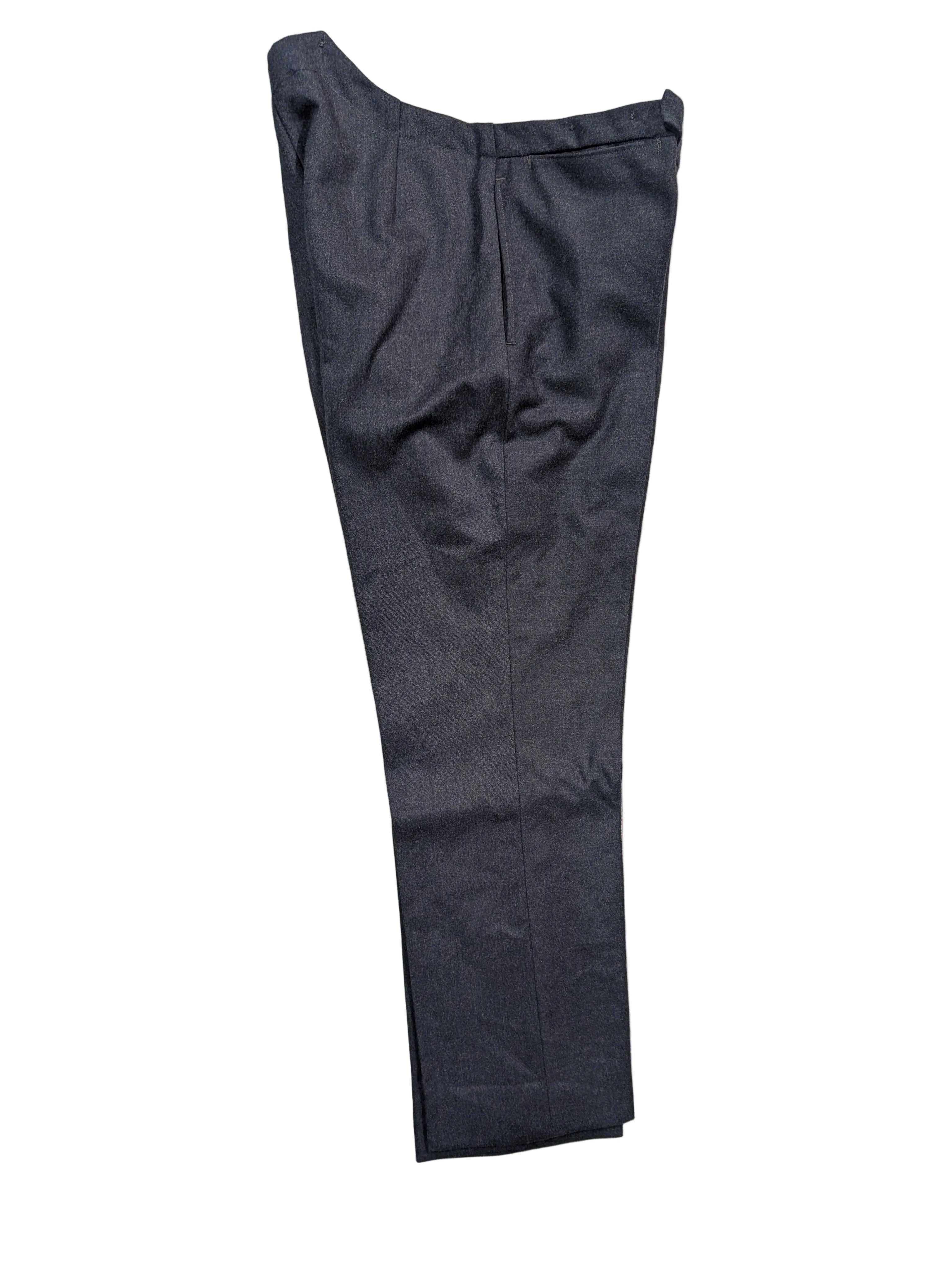 Side view of fishtail RAF No.5 Mess Dress Uniform Trousers