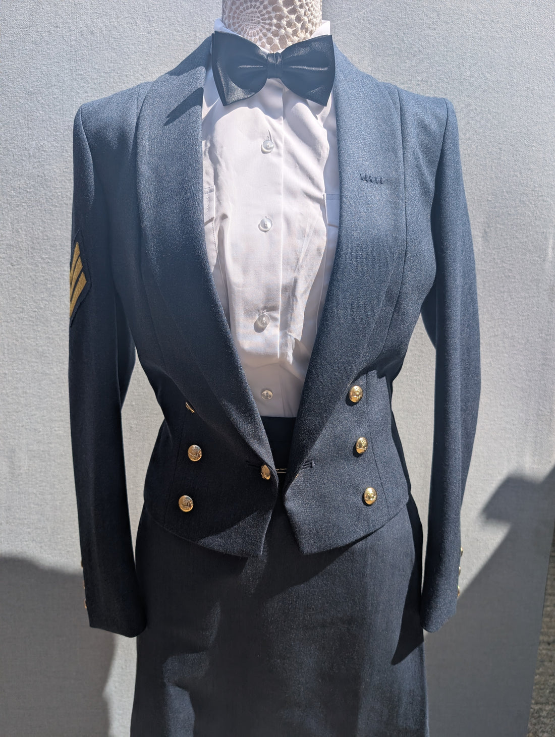 Woman's Size UK 12 36" Chest No5 Mess Dress Uniform Jacket RAF NCO CCF RAFAC WRAF ( our ref G79)