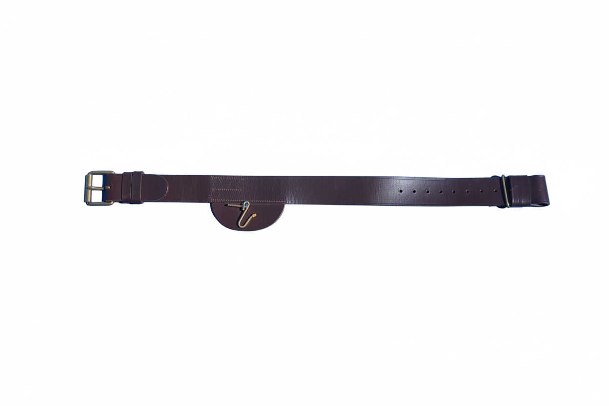 British Army Infantry Brown Leather Sword Belt