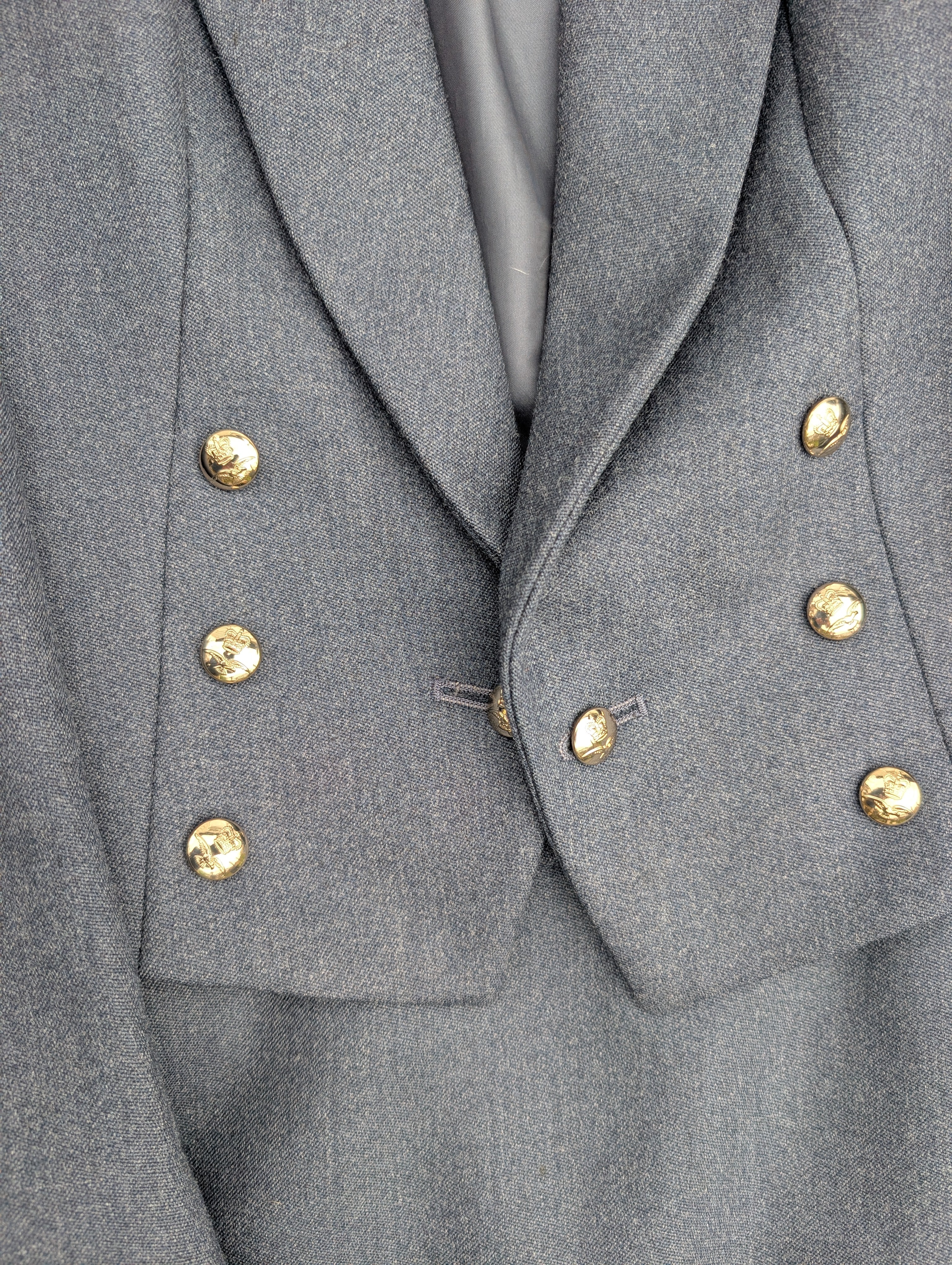36" Woman's No5 Mess Dress Uniform Jacket & Skirt RAF WO OR9 Warrant Officer ( our ref W101 )