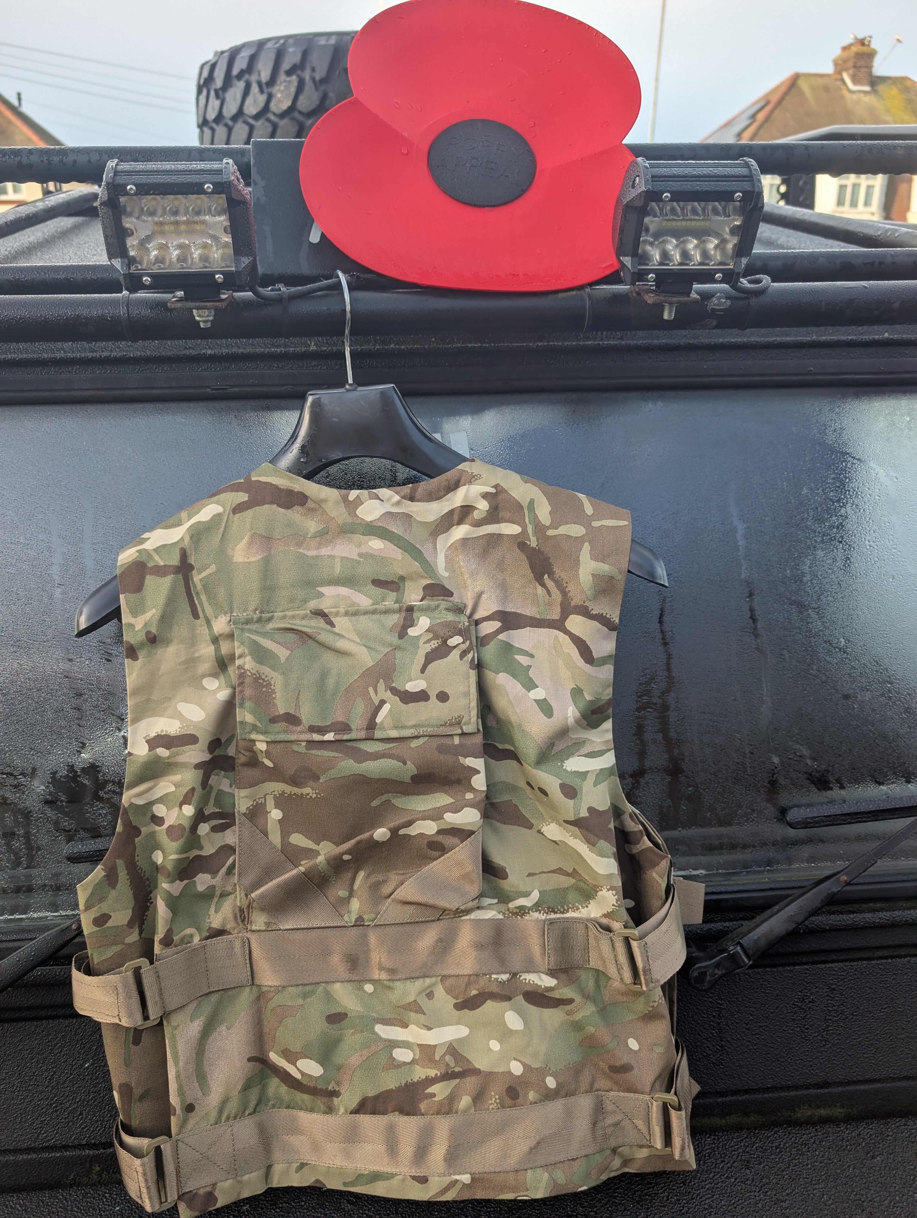 NEW! Body Armour Flak  COVER Vest British Army Military MTP ECBA Airsoft