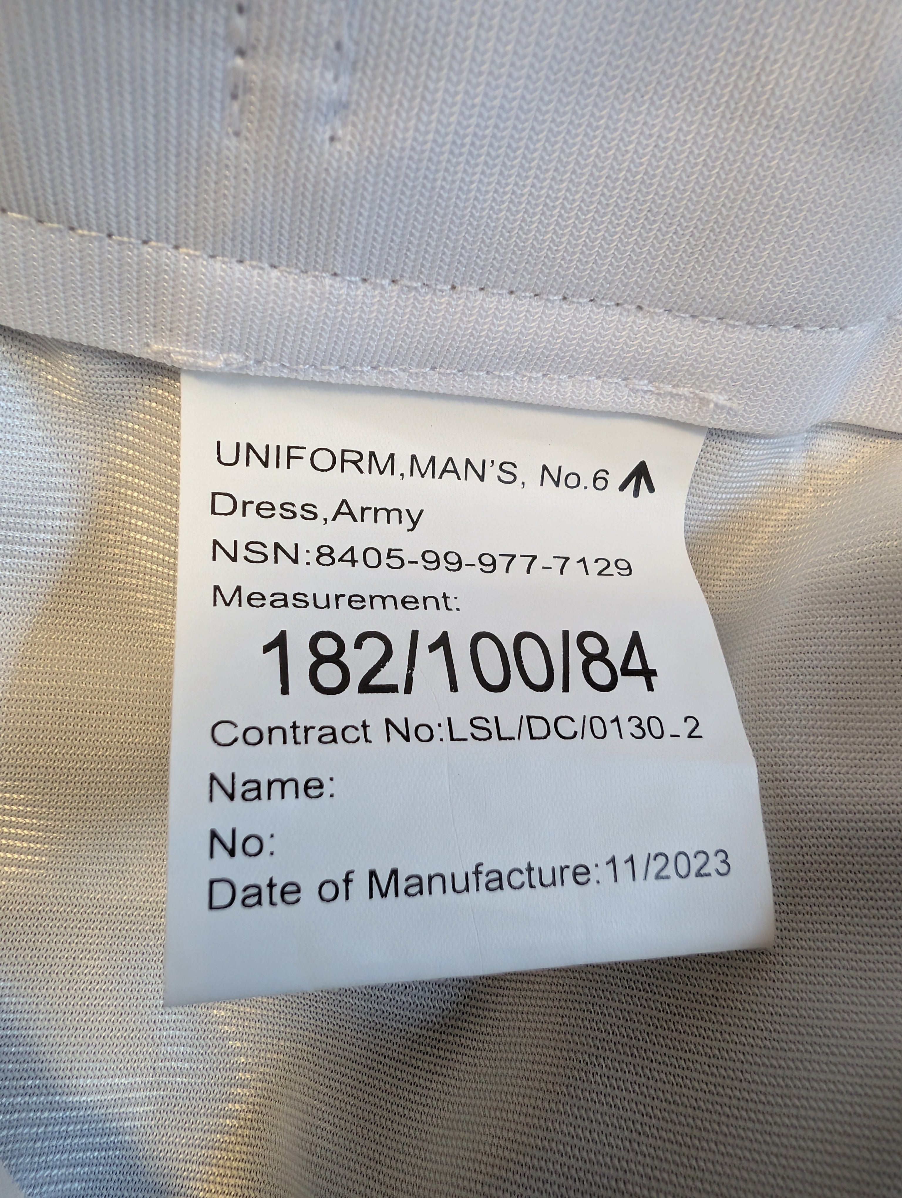 New British Army No.6 & RAF No,4 Officers & WO,s Uniform Tropical Stone Bush Trousers