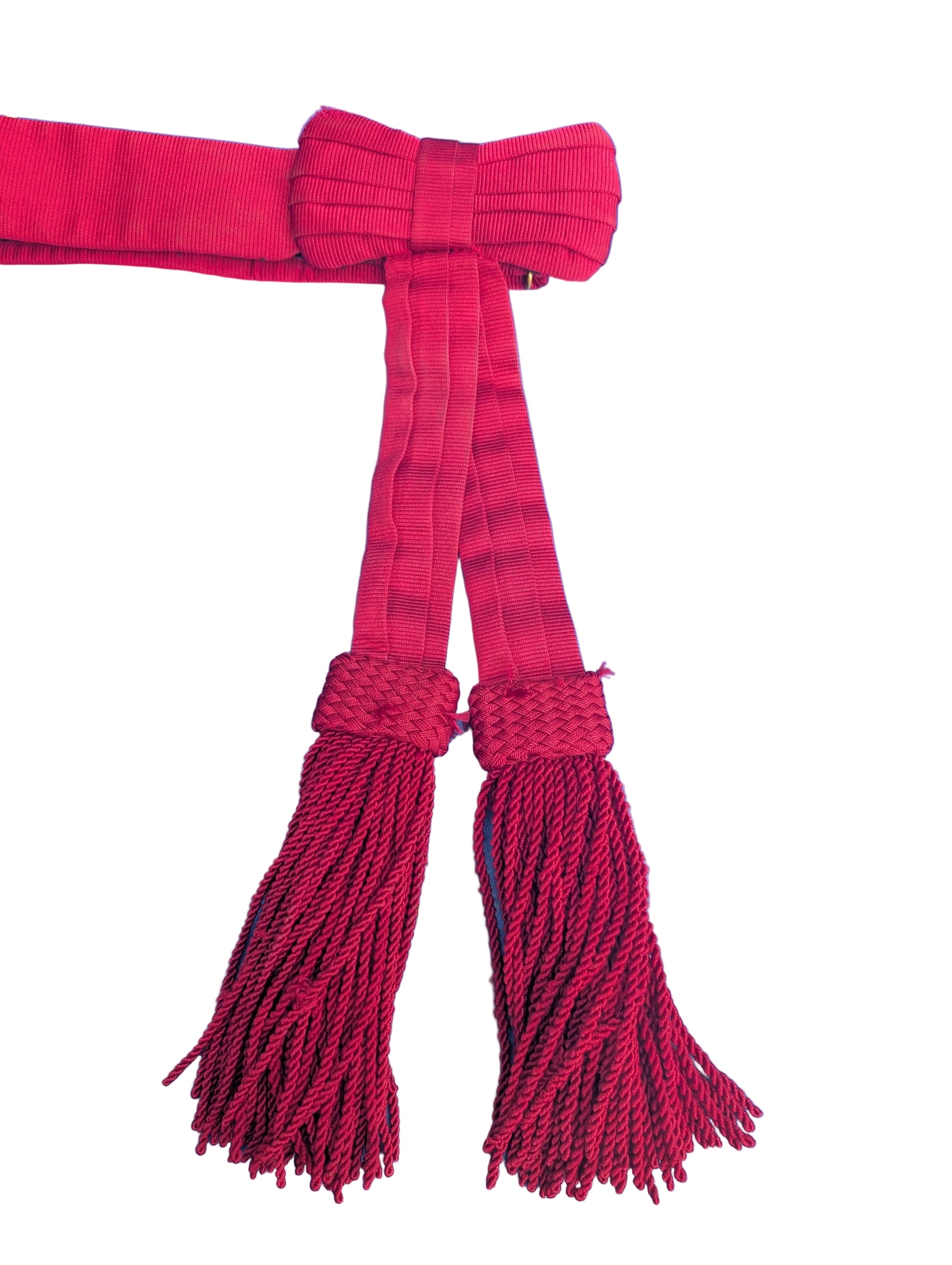 British Army Foot Guards Undress Waist Sash Crimson