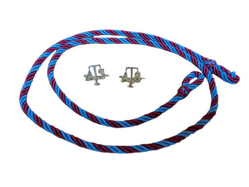 ATS (AUXILIARY TRANSPORT SERVICE) Shoulder Titles & Twisted Cord Lanyard