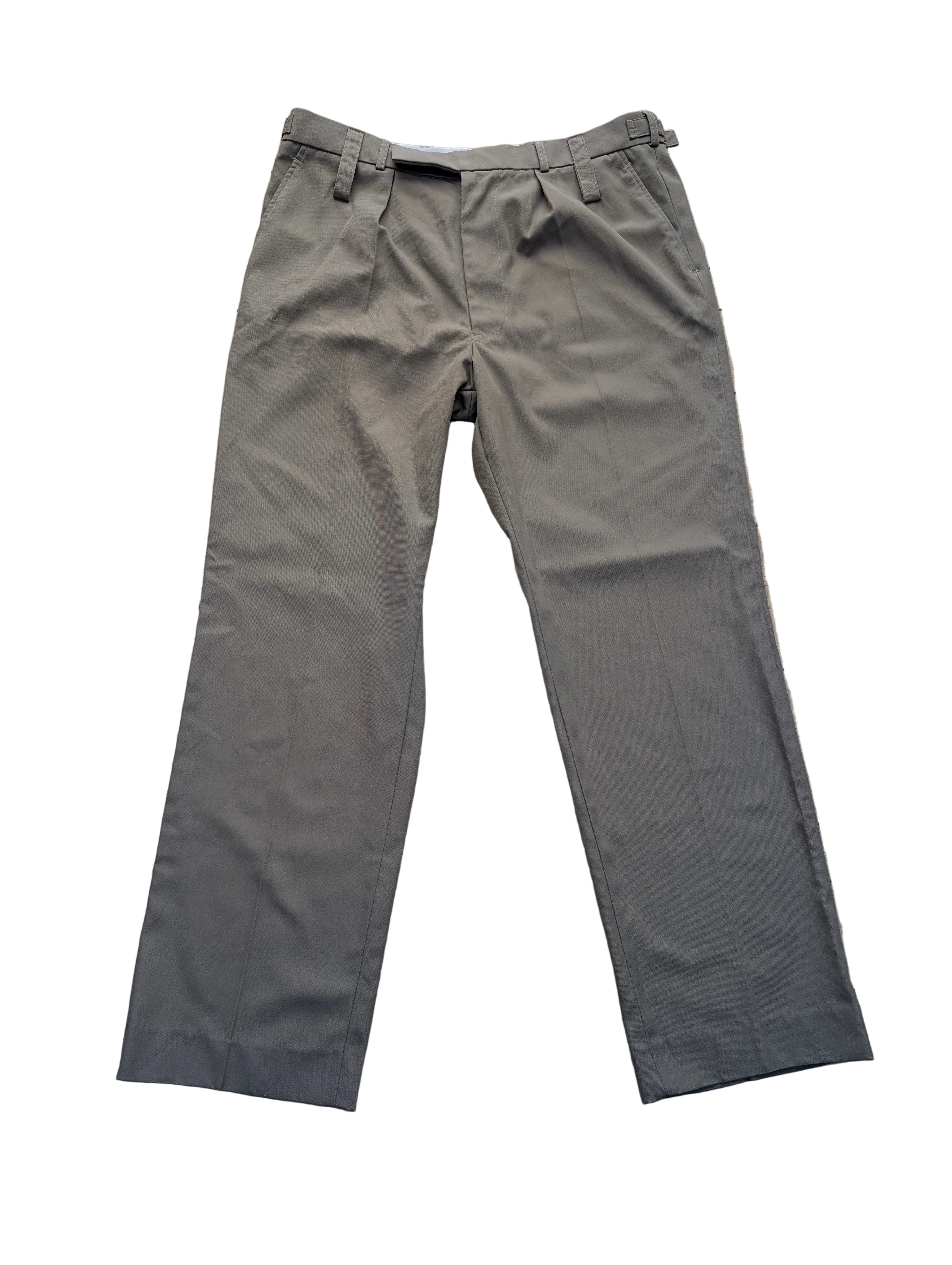 RAF SNCO Tropical Stone Trousers with Stable & Standard Belt Loops & Waist Adjusters