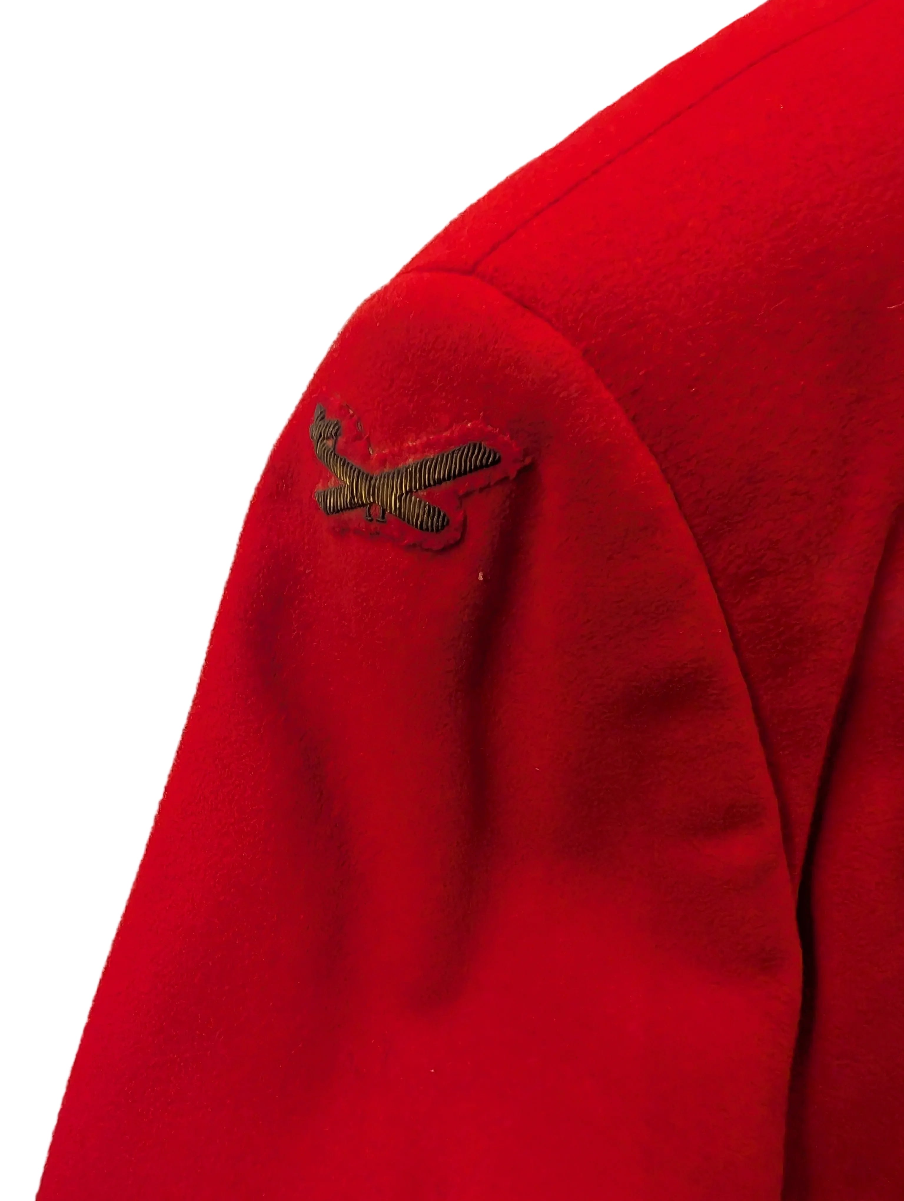 Duke of Lancaster Regiment No10 Scarlet Mess Dress Jacket Golden Yellow Glider