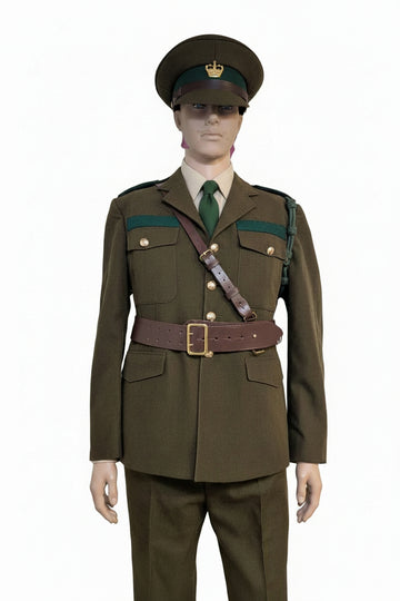 Green hero uniform trousers jacket SAM Browne belt trousers hat  cap shirt  tie lanyard heroes