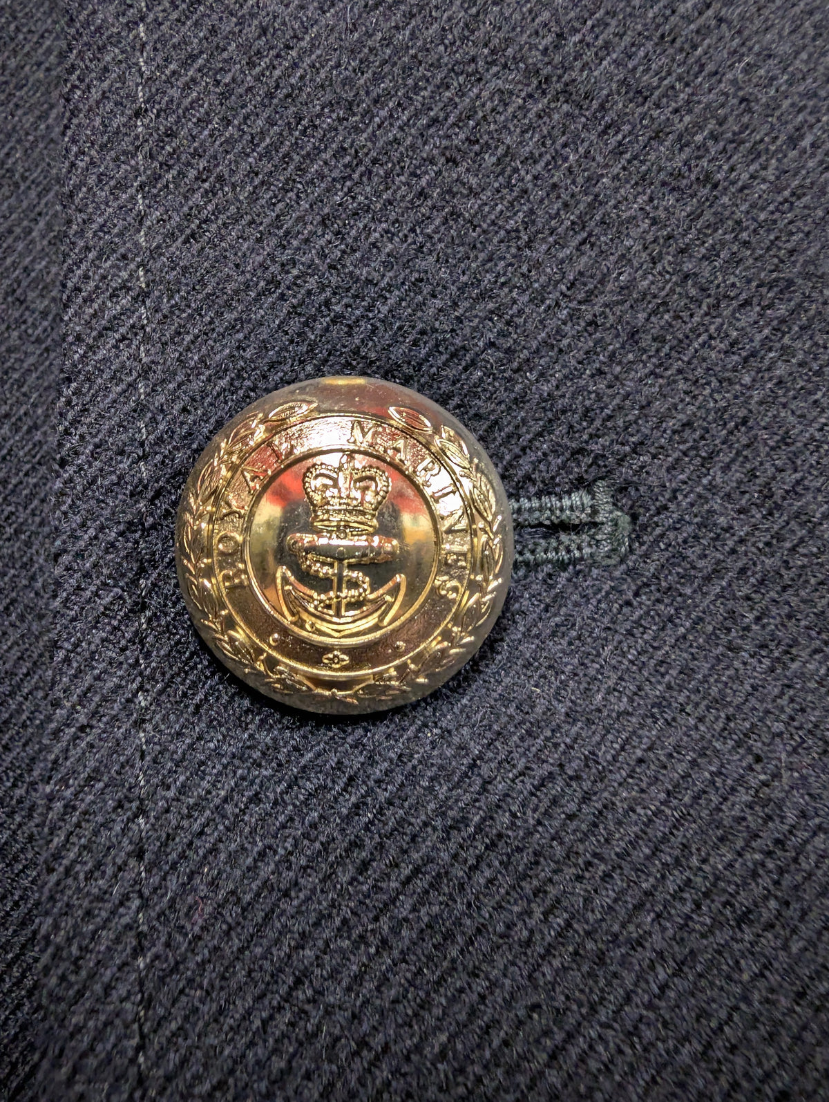 Woman's Royal Marines Band Blue Tunic/Jacket Button