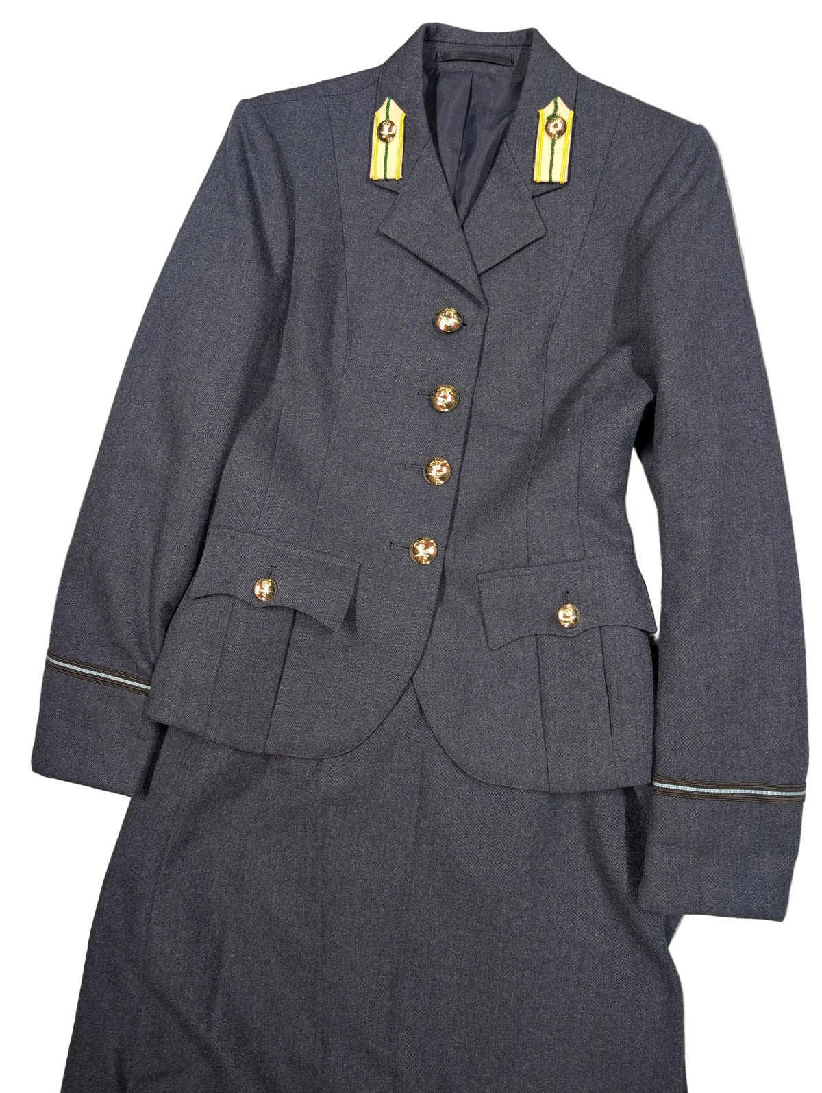 Flying Officer Vintage Women's RAF No. 1 Uniform Jacket & Skirt, WRAF Squadronaires WAAF Style D-Day