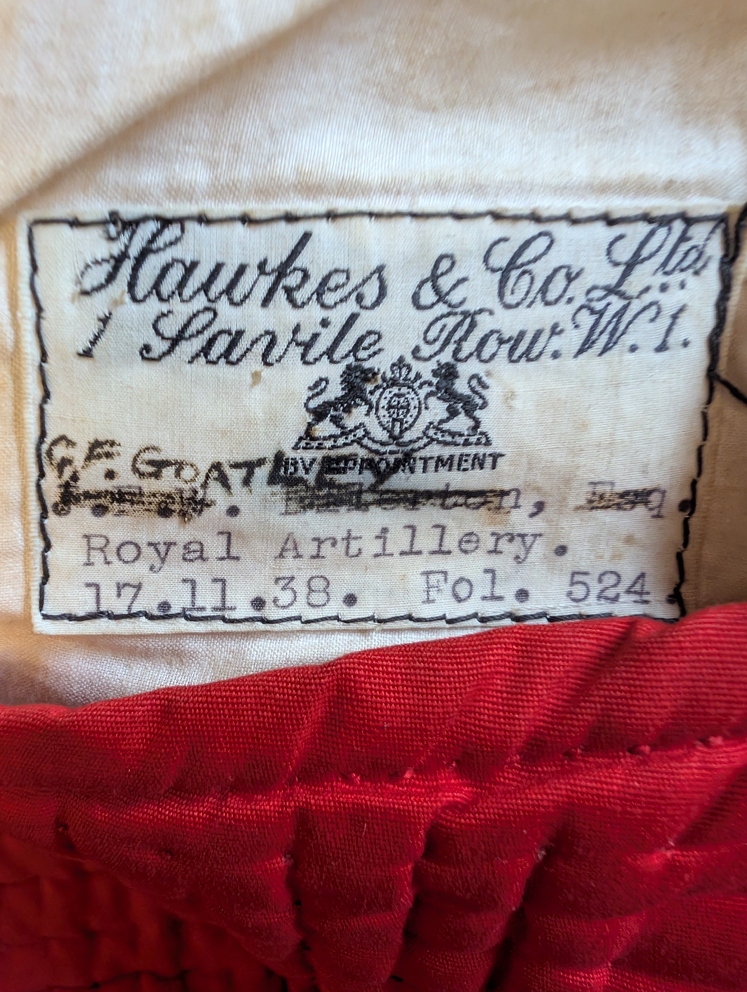 37" Interwar Period Royal Artillery Officers Mess Dress Uniform Jacket Post WW1 Pre WW2