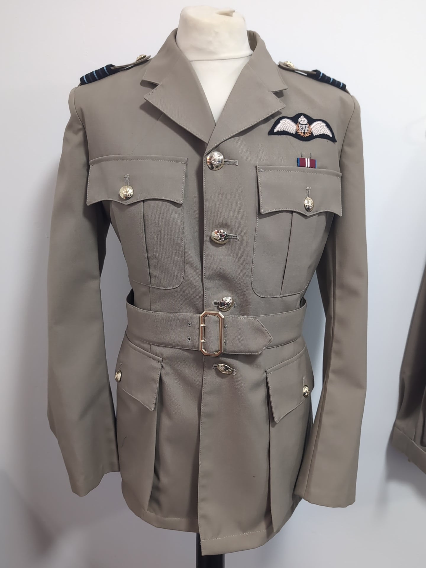 44" Chest 38" Waist RAF No6 Officers Uniform Jacket & Trousers Bush Tropical Warm Weather