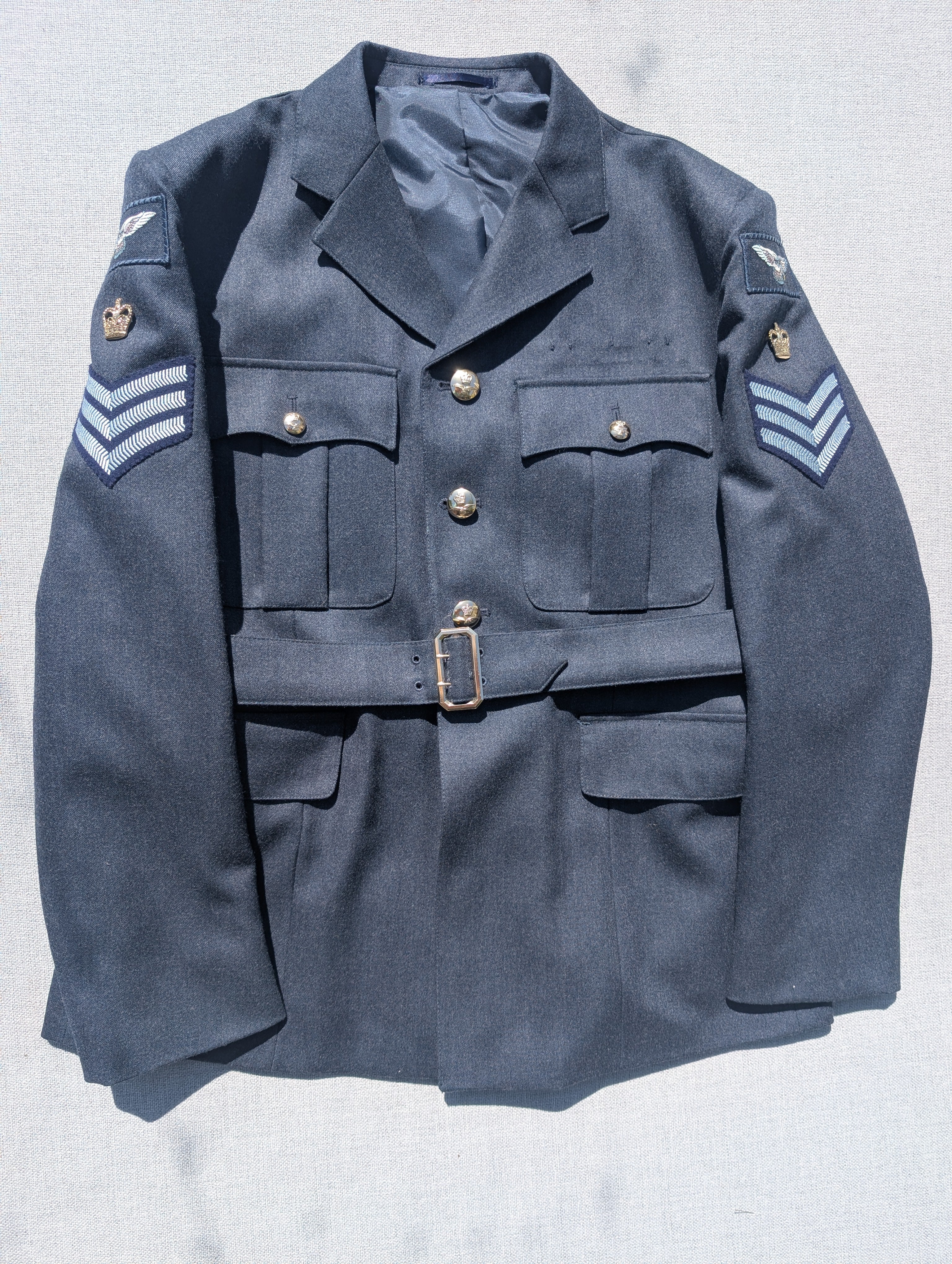 47"S RAF No1 SD Uniform Jacket Flight Sergeant ( our ref y355)