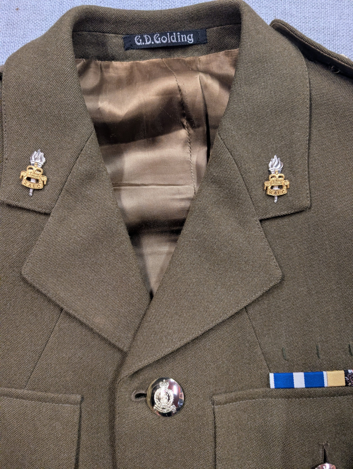 Royal Army Educations Corps Officer’s No.2 Dress Jacket  with RAEC Collar Dog Badges