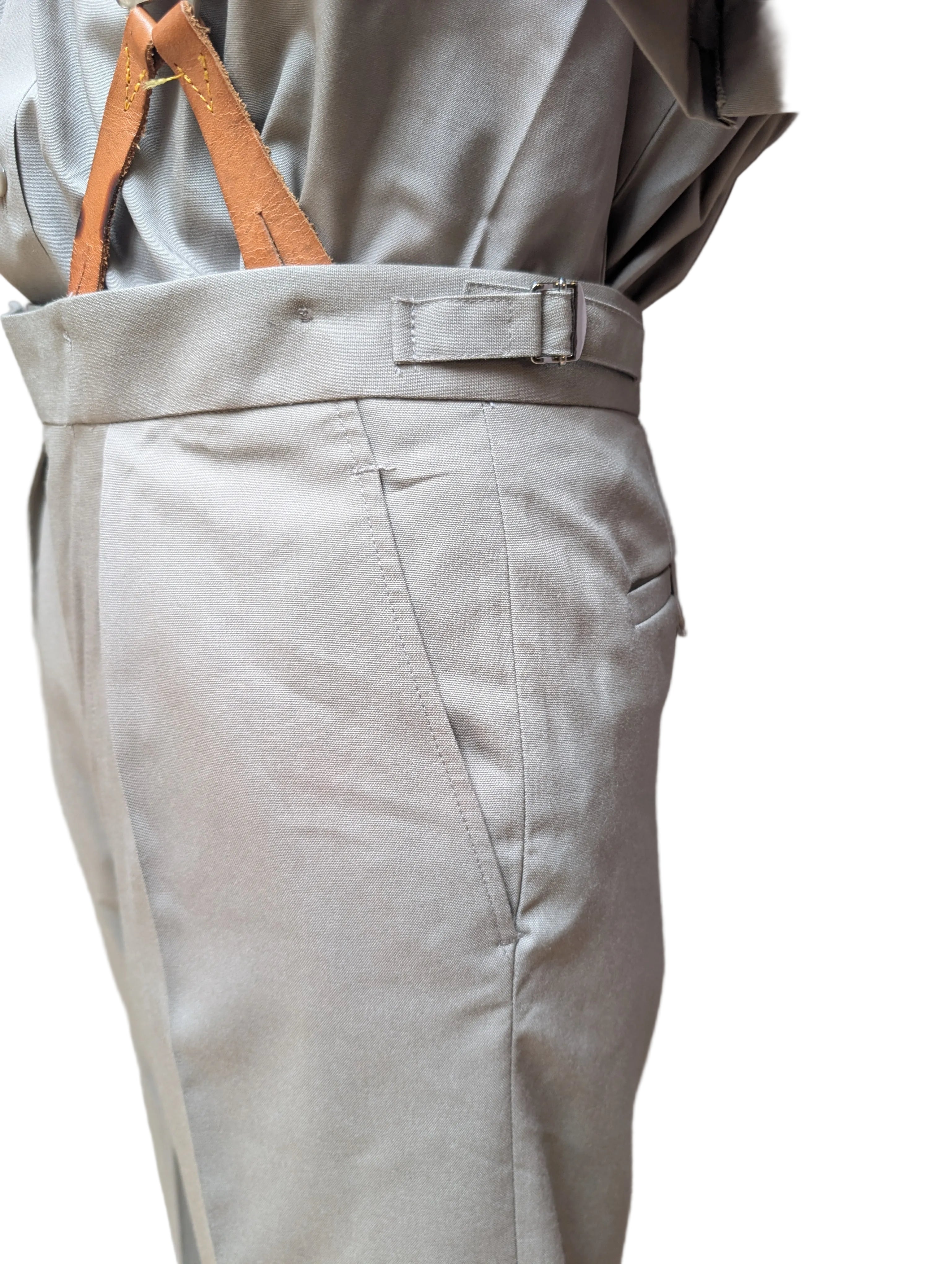 New British Army No.6 & RAF No,4 Officers & WO,s Uniform Tropical Stone Bush Trousers