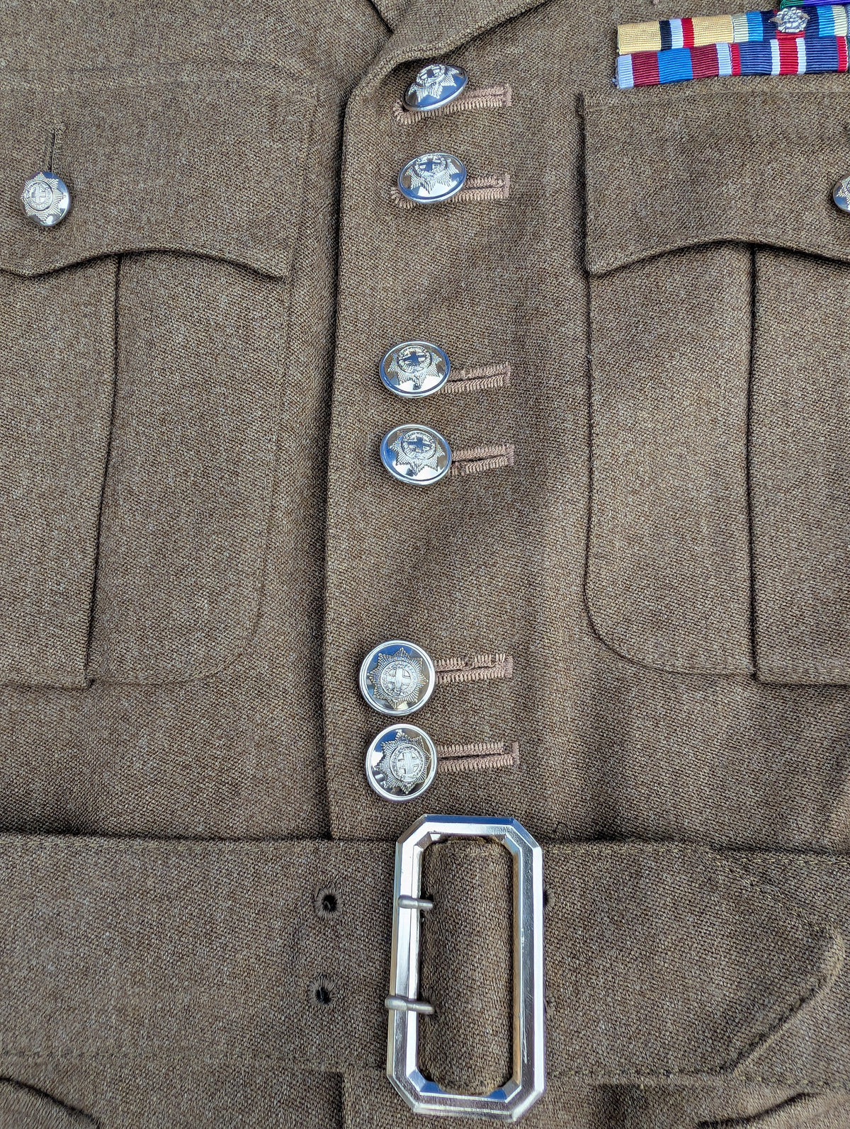 Coldstream Guards No2 Service Dress Uniform Jacket & Trousers | FAD Barathea Wool | Guardsman Tunic Buttons