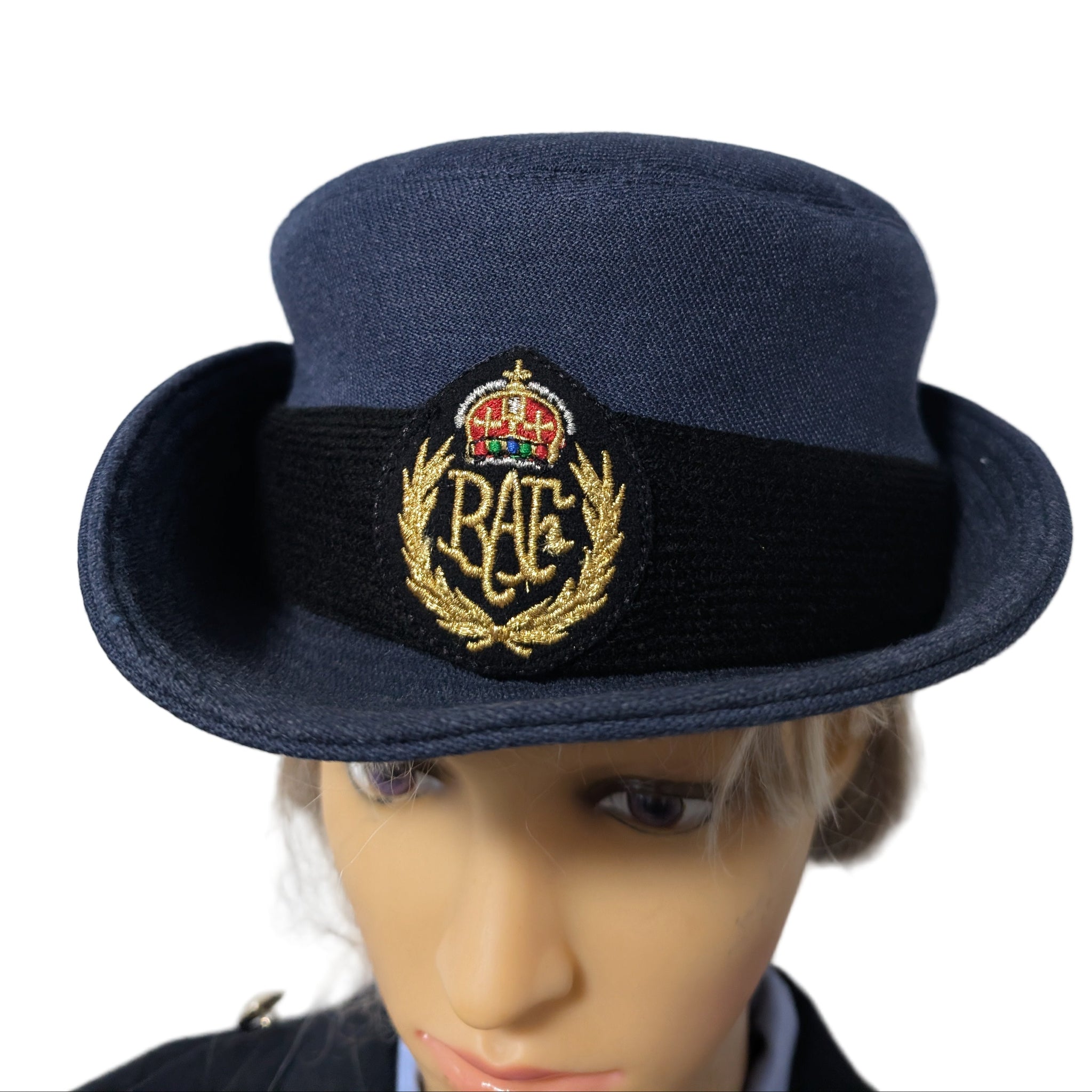 NEW RAF AIRWOMAN CAP CIIR Kings Crown No1 Woman's Dress Service Dress Uniform Cap Royal Air Force Hat SD SDU WRAF Hat