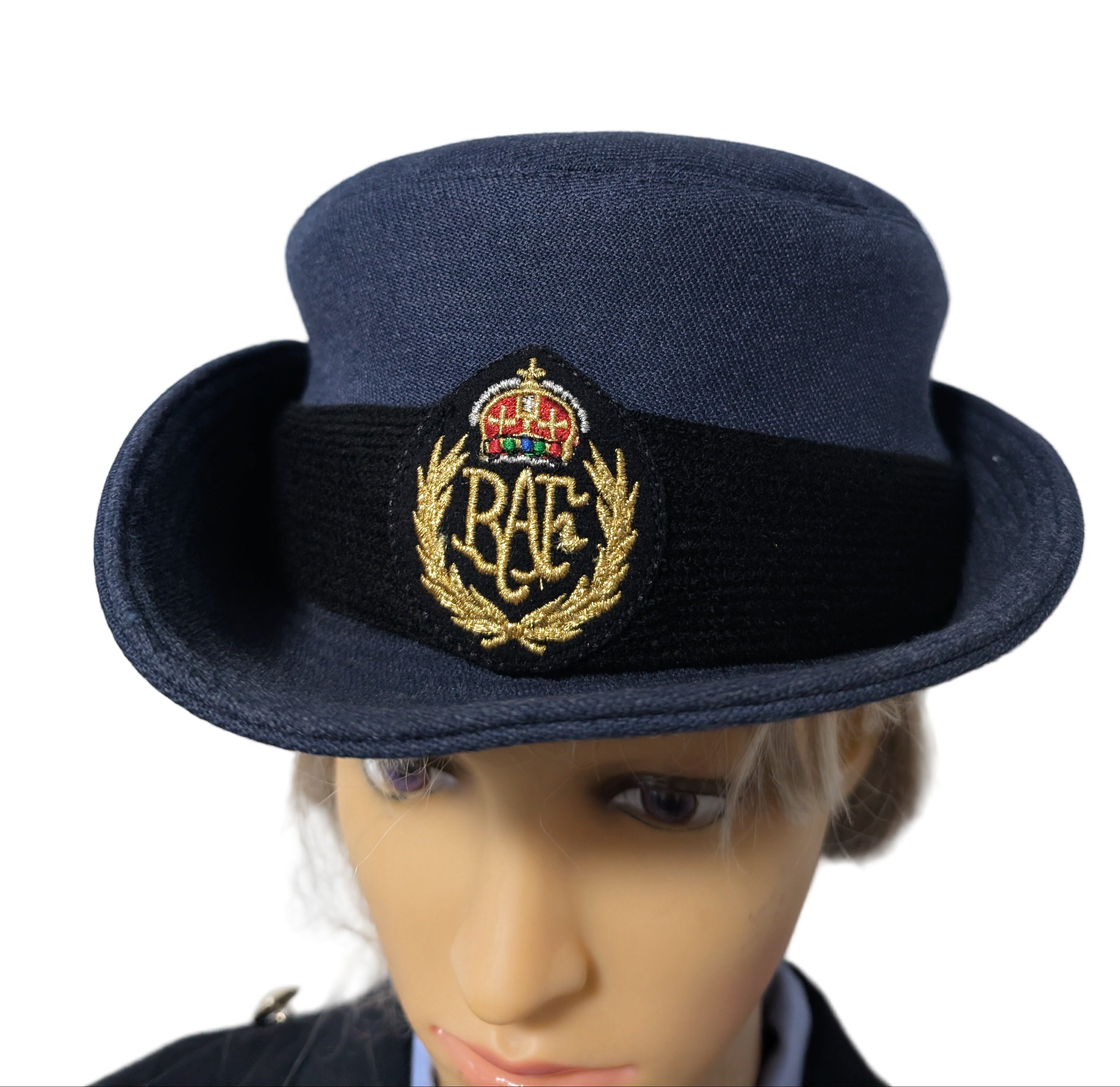 NEW RAF AIRWOMAN CAP CIIR Kings Crown No1 Woman's Dress Service Dress Uniform Cap Royal Air Force Hat SD SDU WRAF Hat