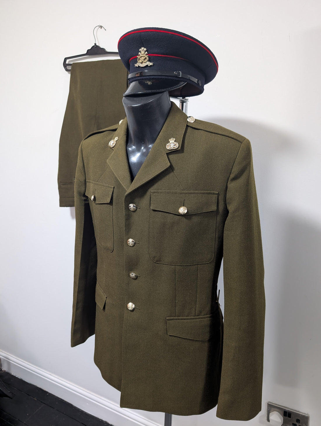 1980s Pattern British Army No2 Service Dress Uniform, Staffordshire Regiment