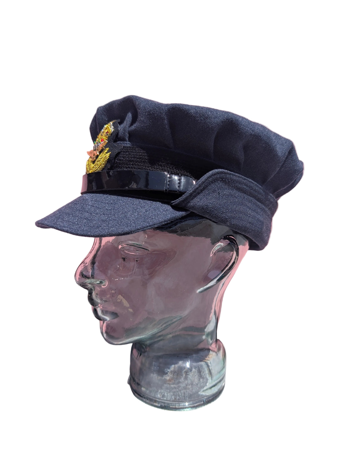 RAF WAAF No1 Uniform Repro WWII Peak Cap WW2 WRAF Hat 1940s front view of Cap Hat