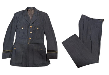 36"Short 1970s Pattern RAF Officers No1 Service Dress Uniform Jacket & Trousers Cold War Era ( our ref W359 )