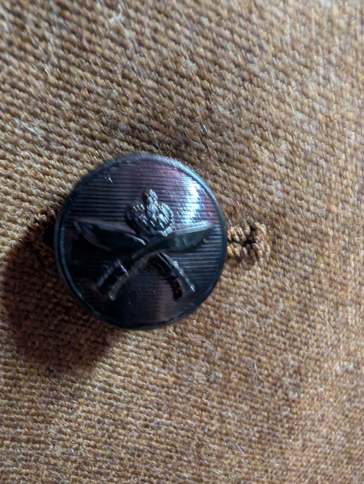 Royal Gurkha Riffles button on a No2 Service Dress Uniform Jacket| FAD Barathea Wool 