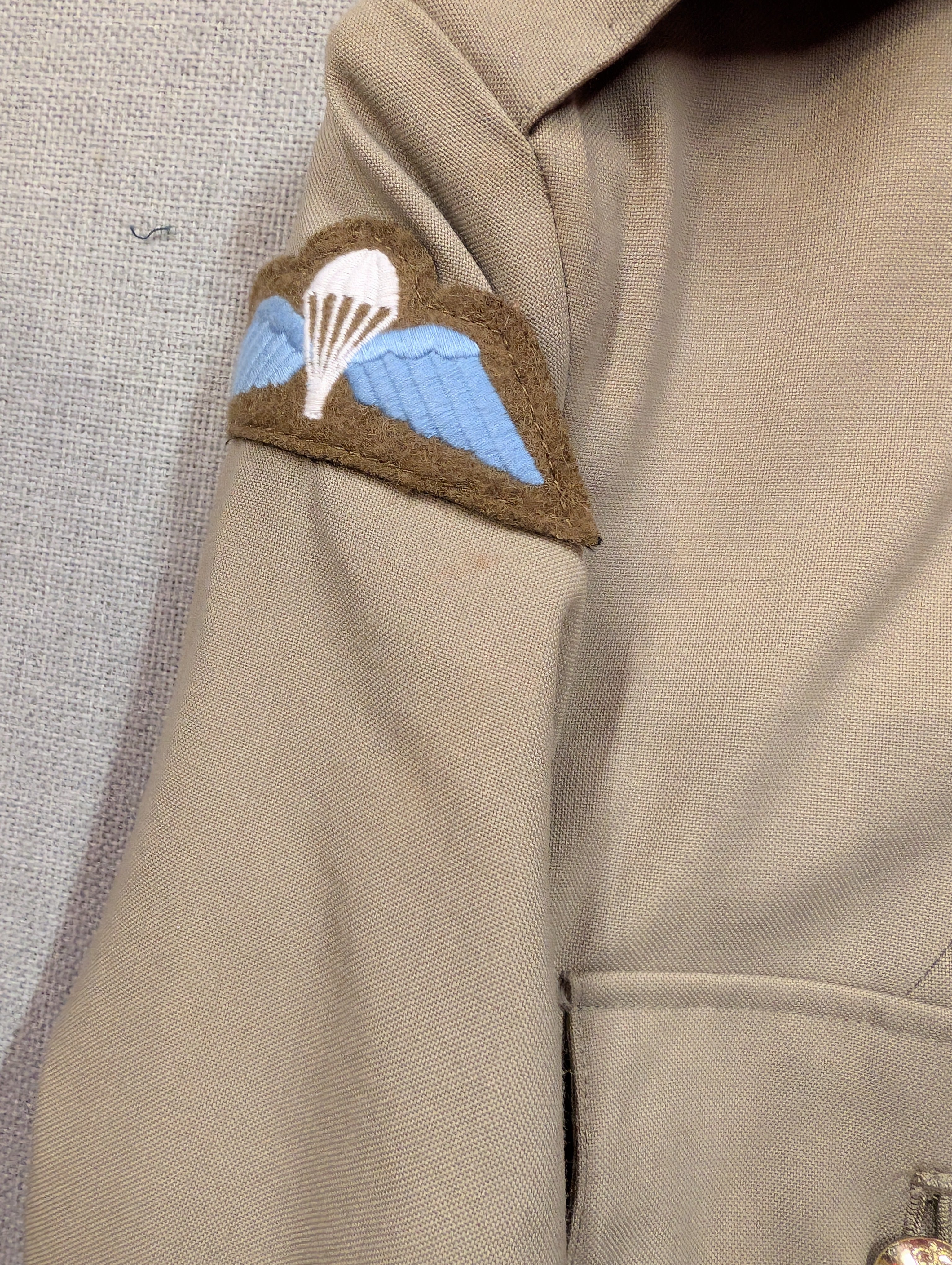 170/96/80 Royal Engineers No,6 Tropical Stone Bush Uniform Jacket ( our ref G128)